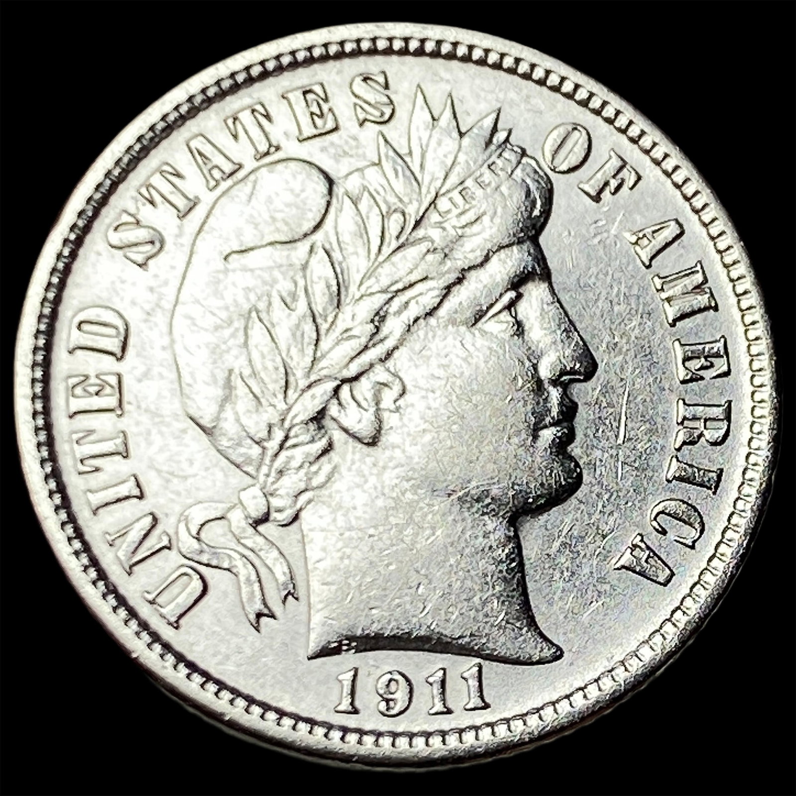 1911-D Silver Barber Dime UNCIRCULATED (1 of 2)