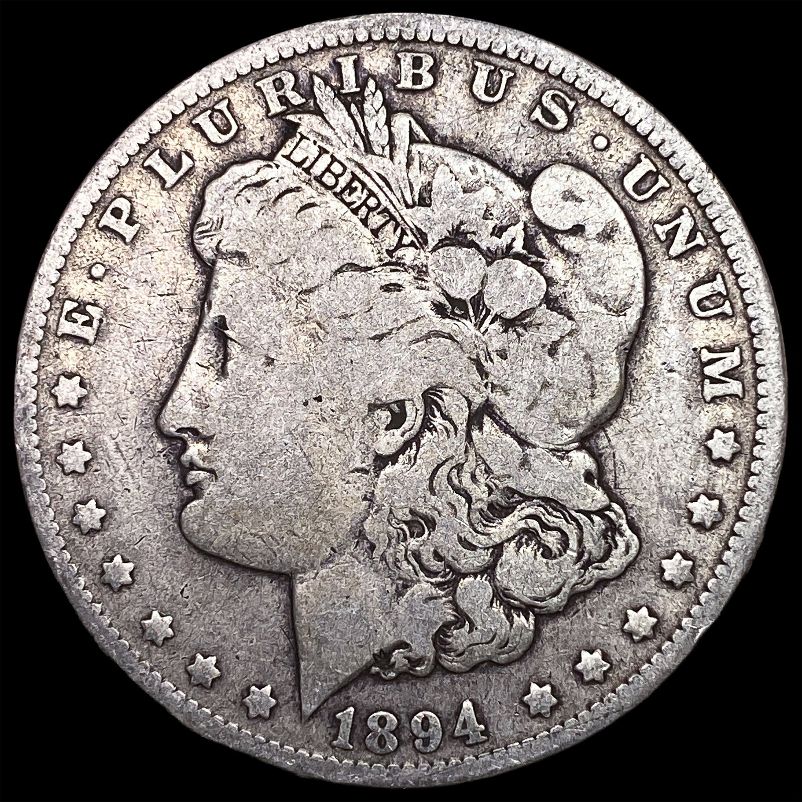 1894-O Silver Morgan Dollar LIGHTLY CIRCULATED: 1894-O Silver Morgan Dollar LIGHTLY CIRCULATED