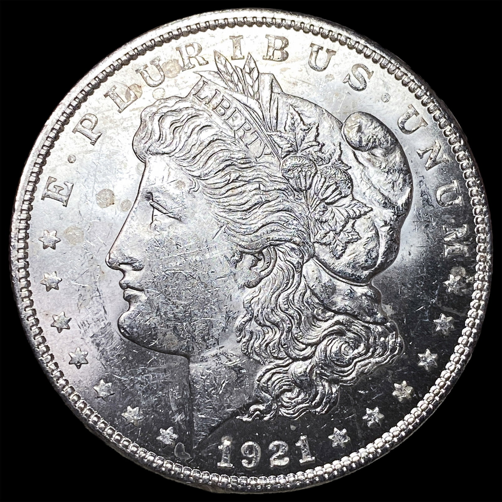 1921 Silver Morgan Dollar CHOICE BU (1 of 2)