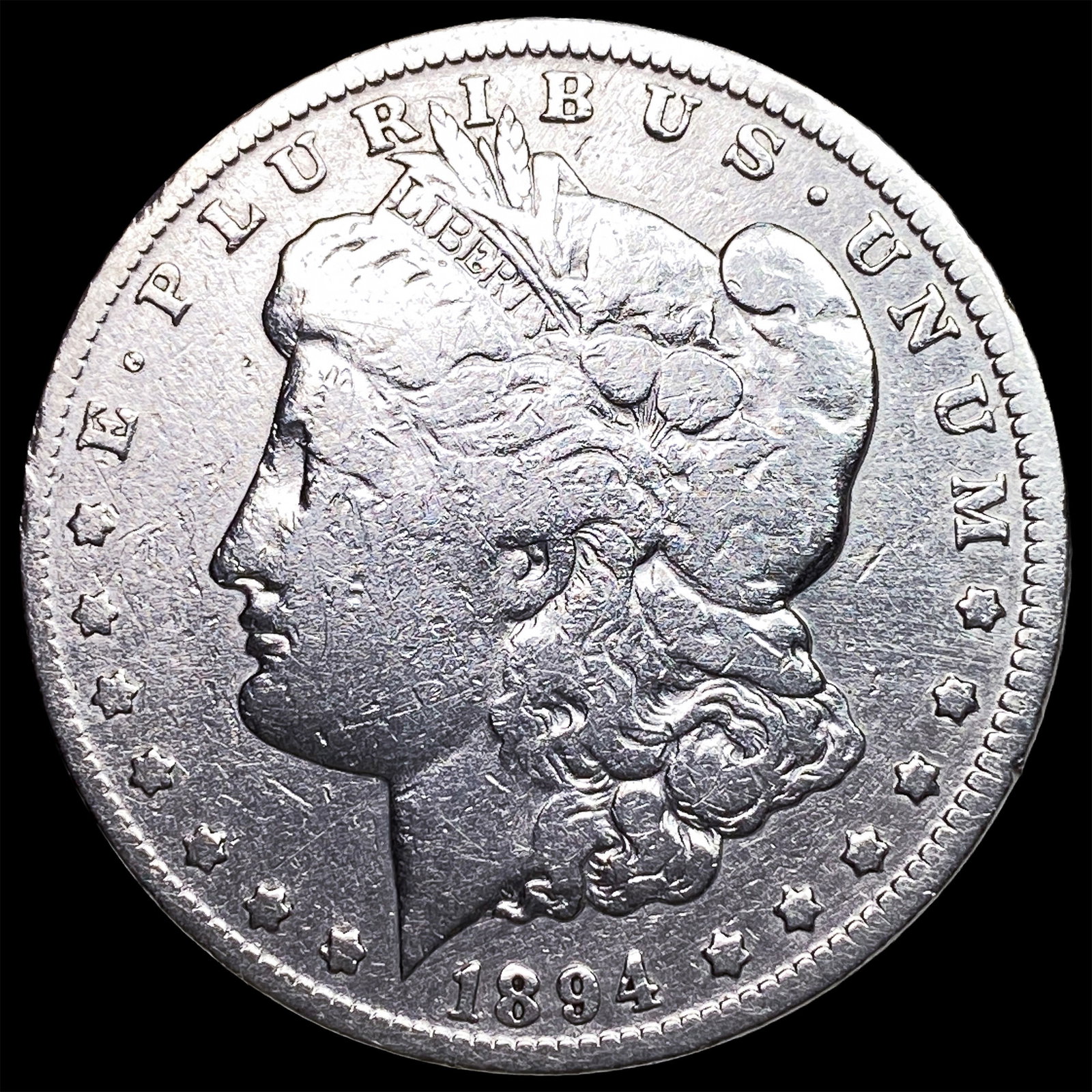 1894-O Silver Morgan Dollar LIGHTLY CIRCULATED: 1894-O Silver Morgan Dollar LIGHTLY CIRCULATED
