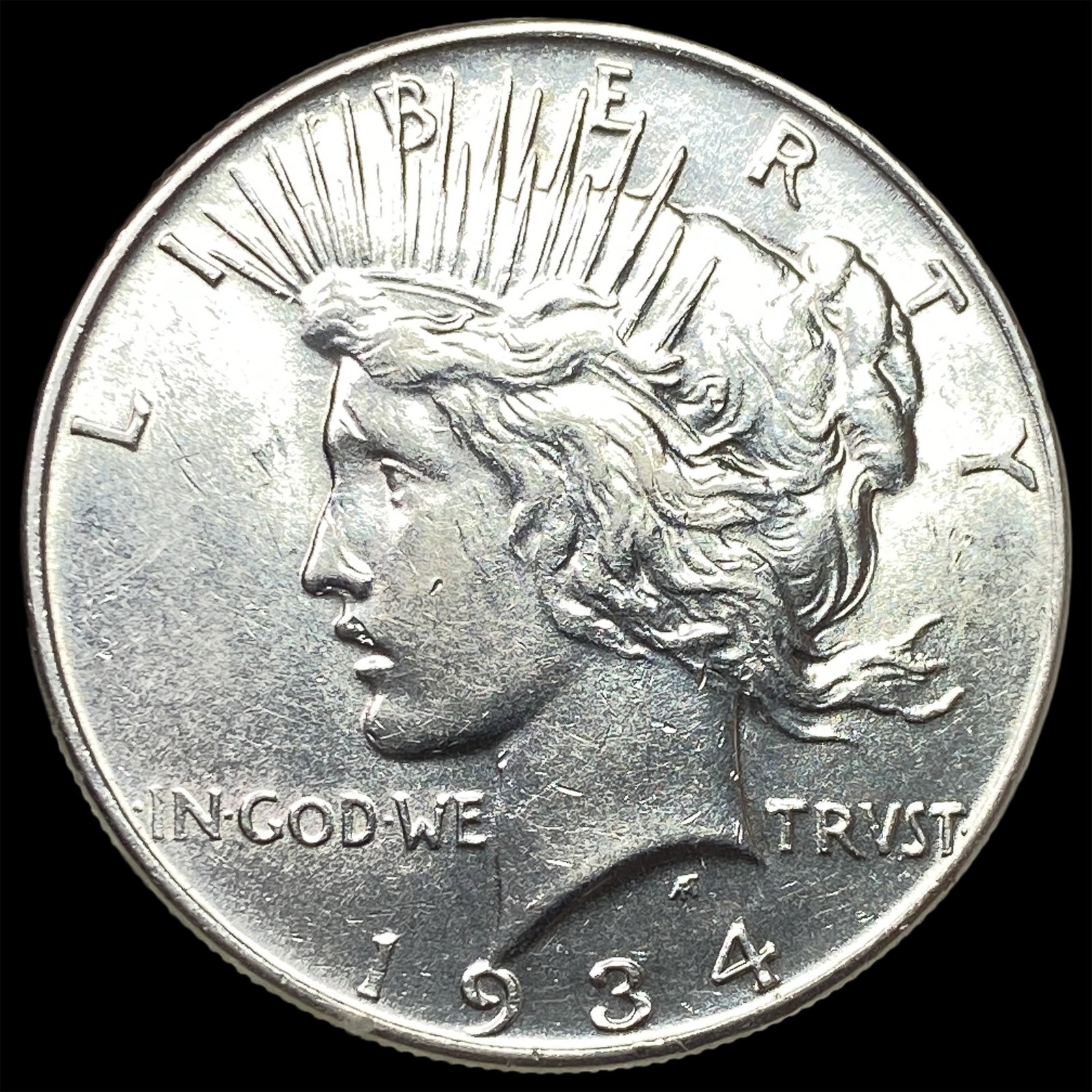 1934 Silver Peace Dollar UNCIRCULATED: 1934 Silver Peace Dollar UNCIRCULATED