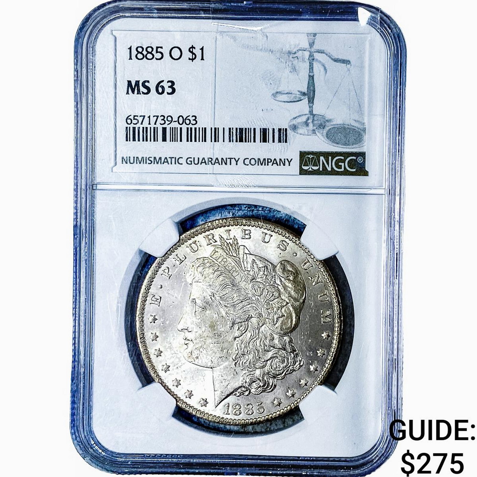 1885-O Morgan Silver Dollar NGC MS63 (1 of 2)