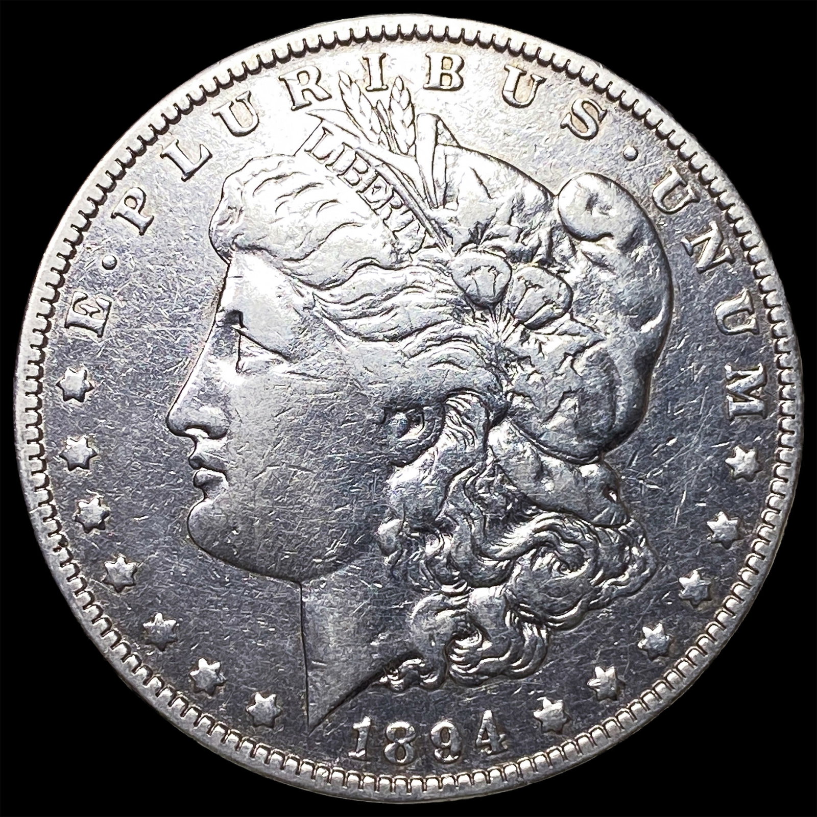 1894-O Silver Morgan Dollar NEARLY UNCIRCULATED: 1894-O Silver Morgan Dollar NEARLY UNCIRCULATED