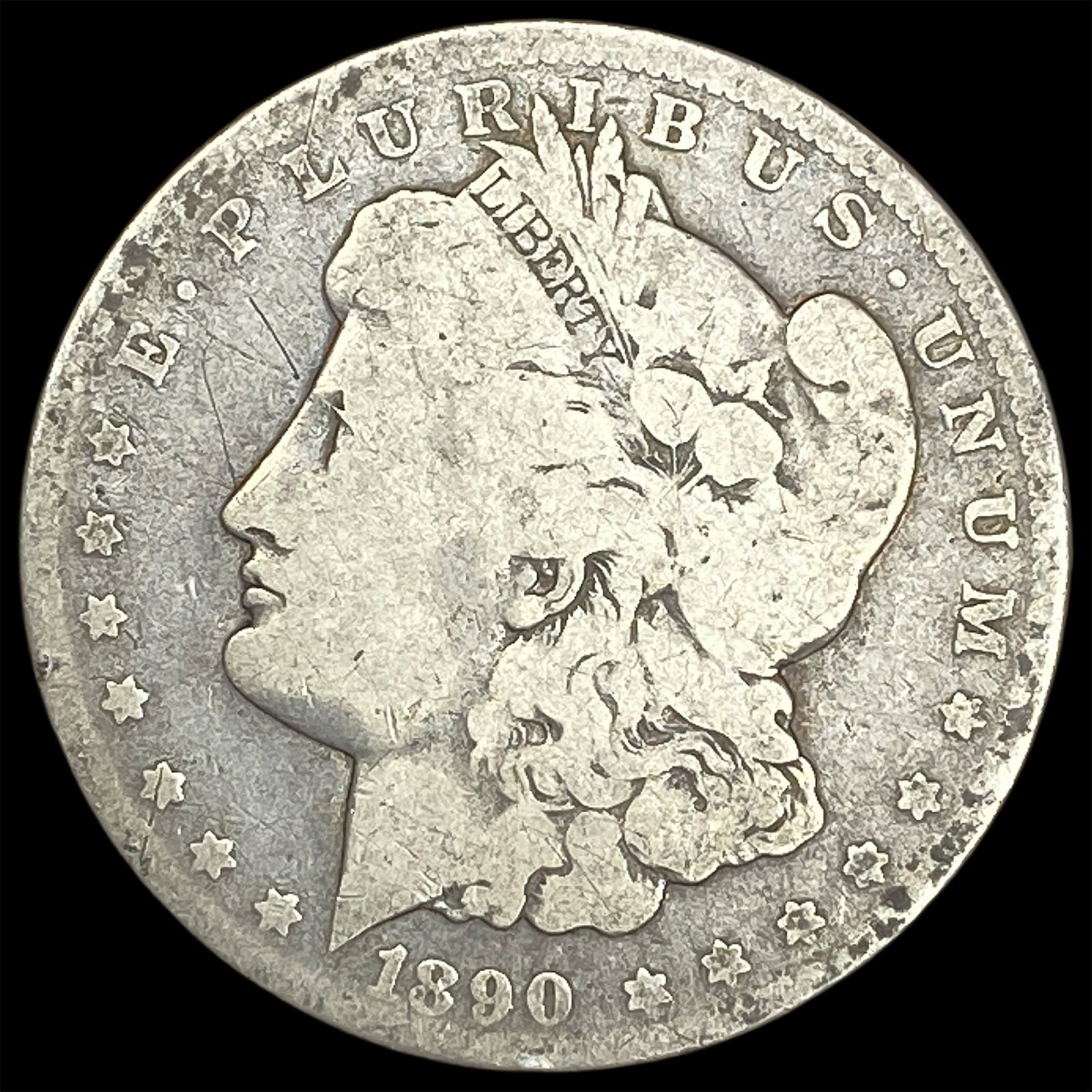1890-CC Morgan Silver Dollar: 1890-CC Morgan Silver Dollar