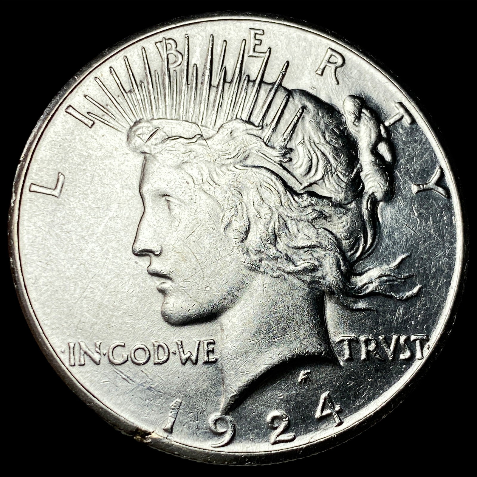 1924-S Silver Peace Dollar UNCIRCULATED (1 of 2)