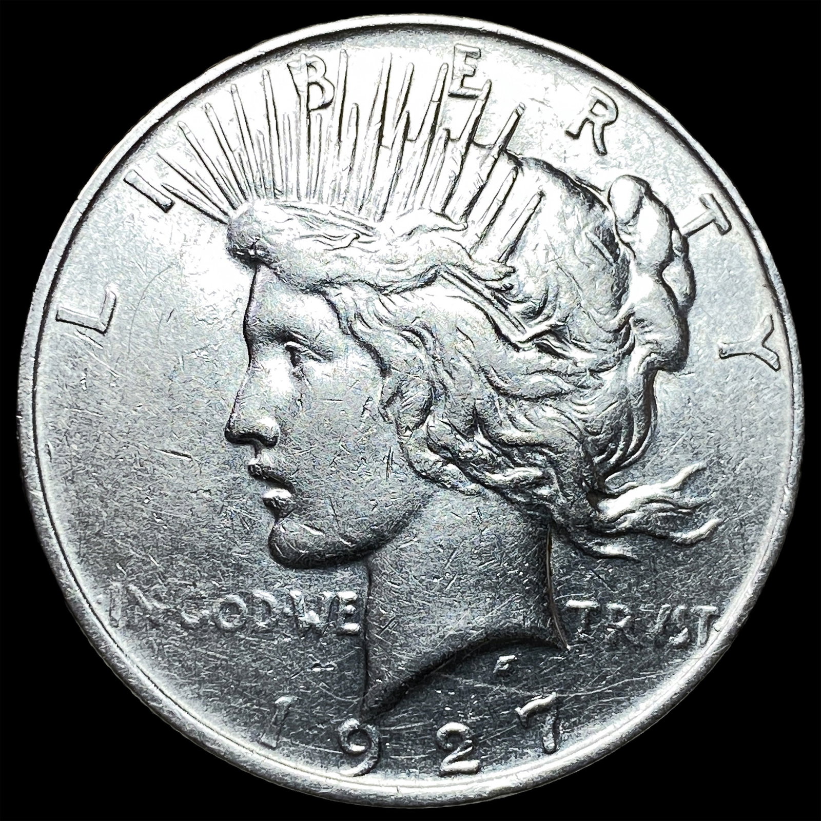 1927-D Peace Silver Dollar LIGHTLY CIRCULATED (1 of 2)