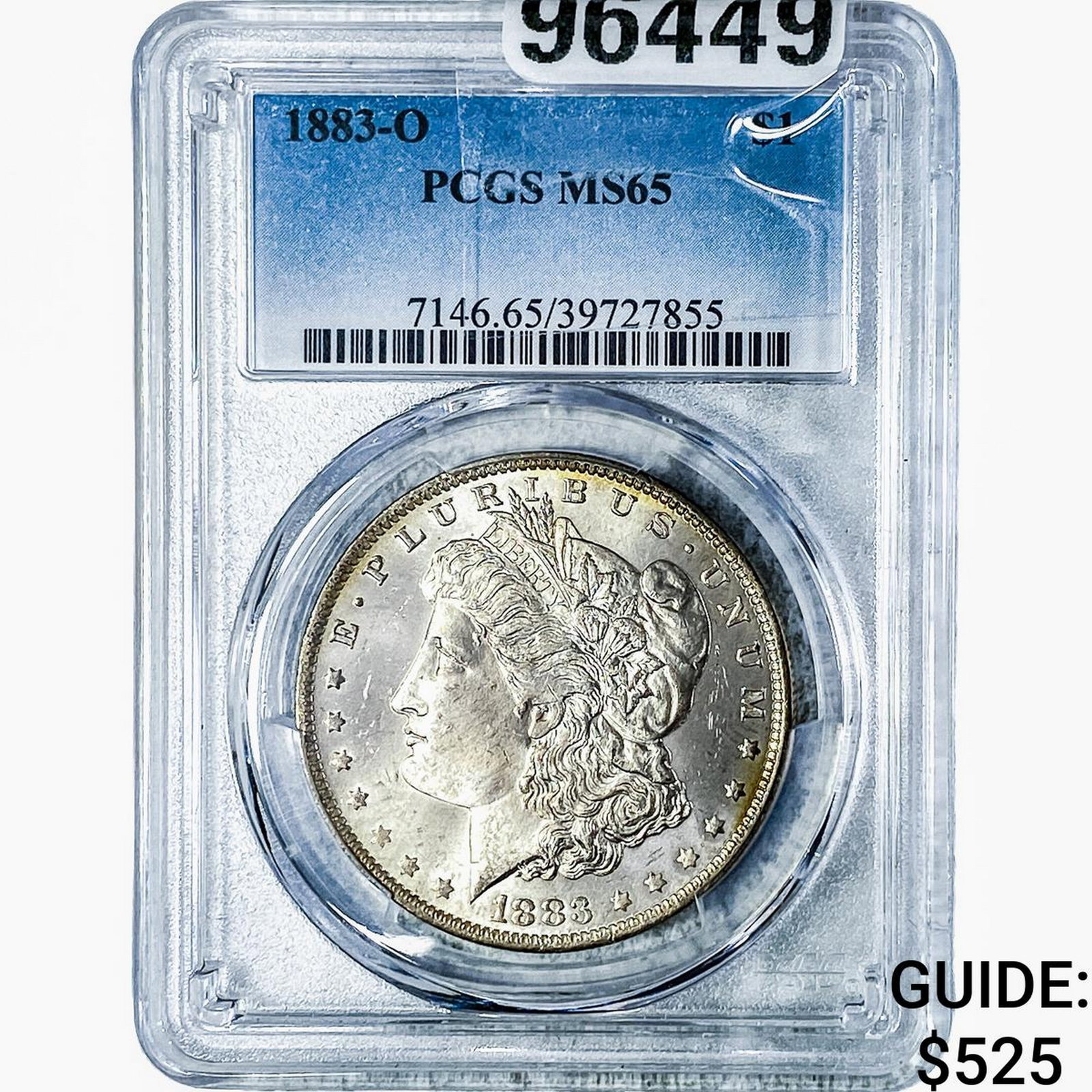 1883-O Morgan Silver Dollar PCGS MS65: 1883-O Morgan Silver Dollar PCGS MS65