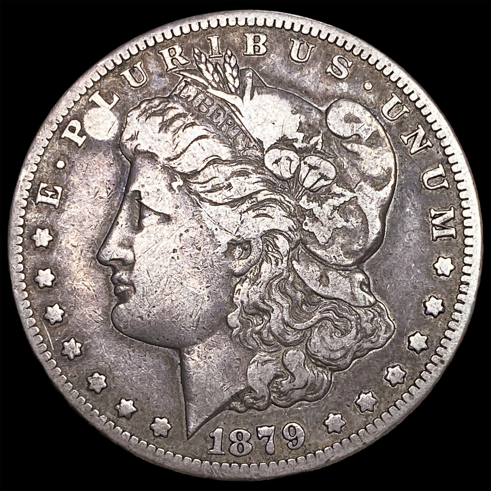 1879-CC Silver Morgan Dollar LIGHTLY CIRCULATED: 1879-CC Silver Morgan Dollar LIGHTLY CIRCULATED