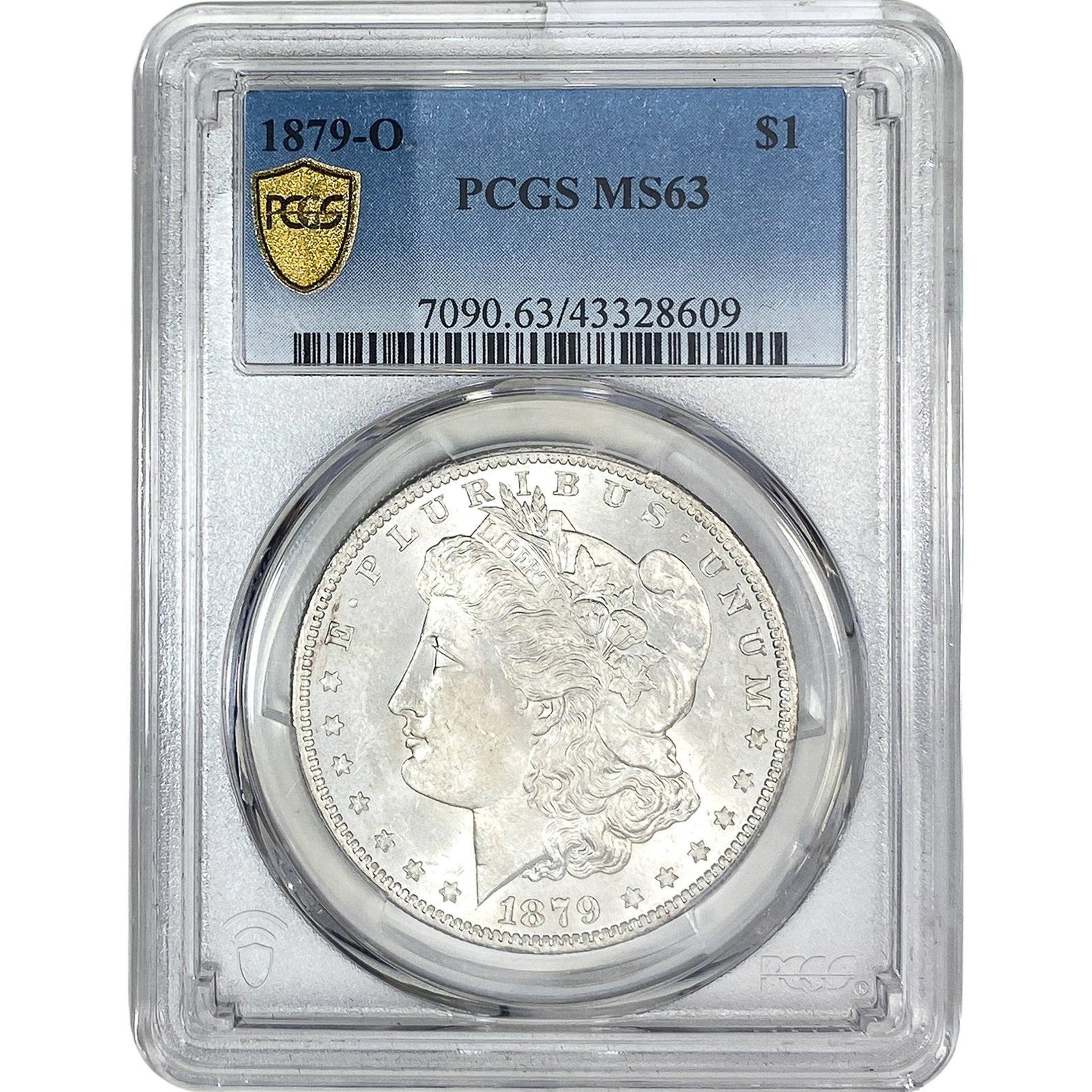 1879-O Morgan Silver Dollar PCGS MS63: 1879-O Morgan Silver Dollar PCGS MS63