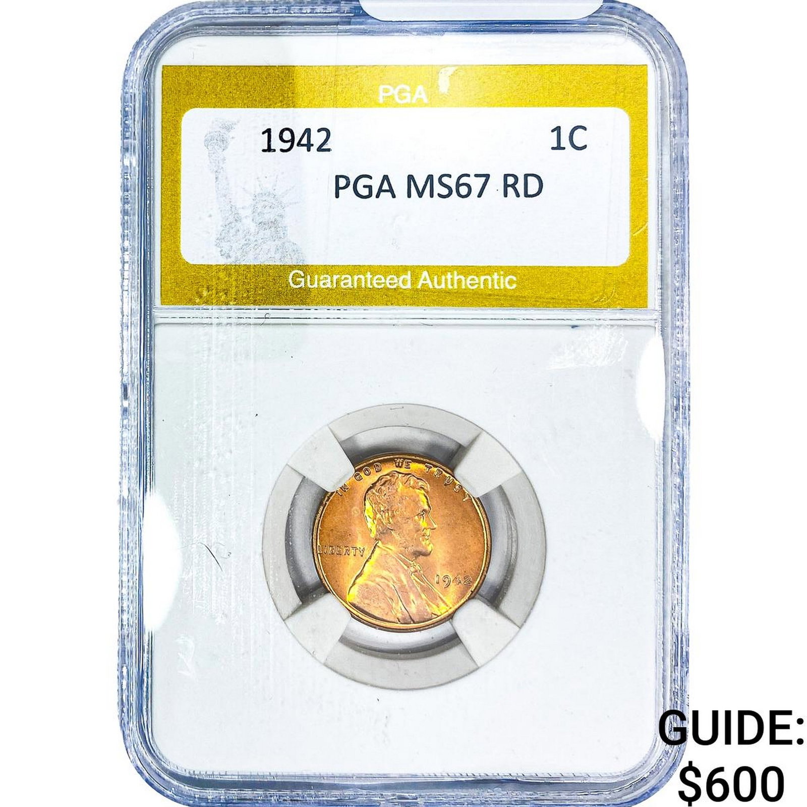 1942 Wheat Cent PGA MS67 RD (1 of 2)
