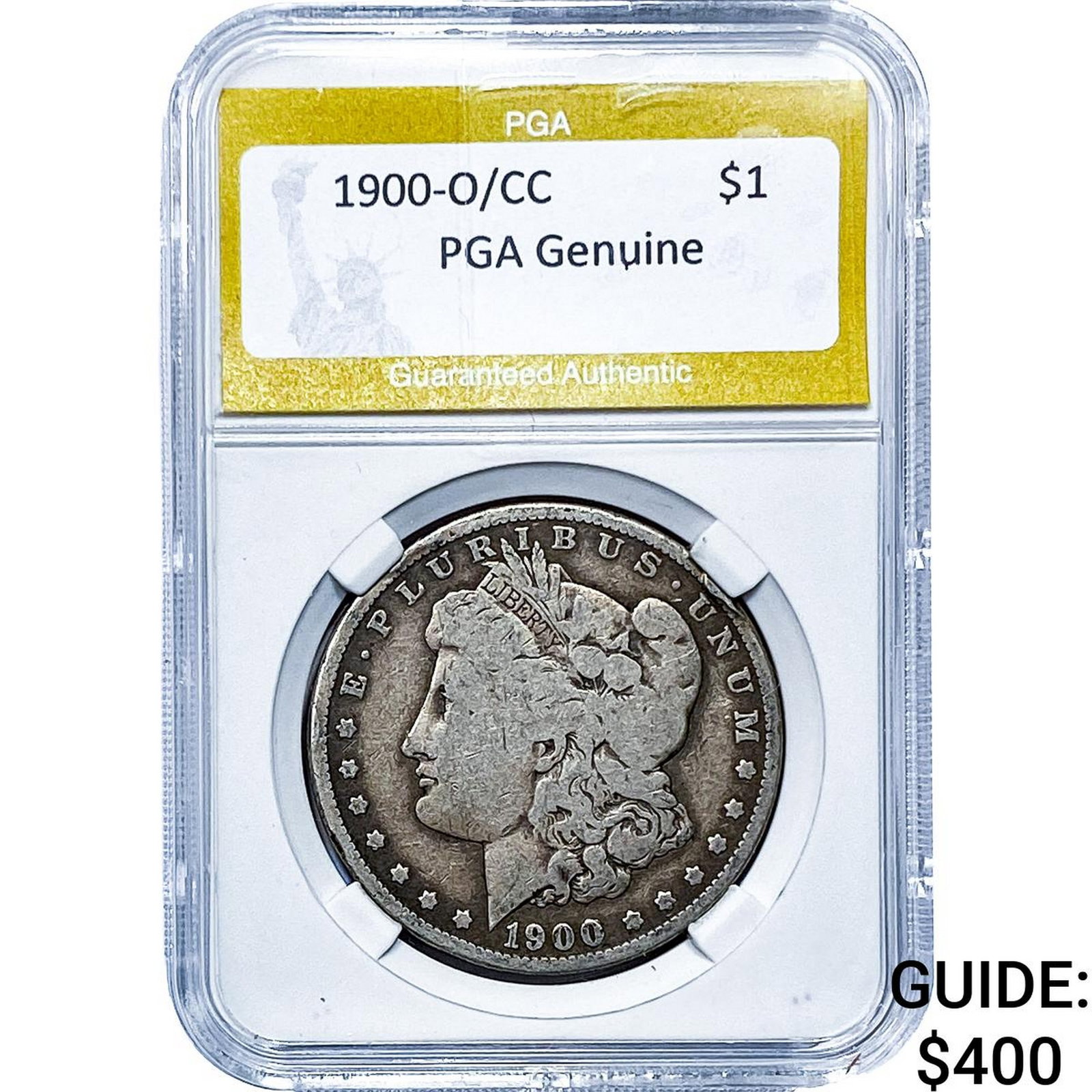 1900-O/CC Morgan Silver Dollar PGA G: 1900-O/CC Morgan Silver Dollar PGA G