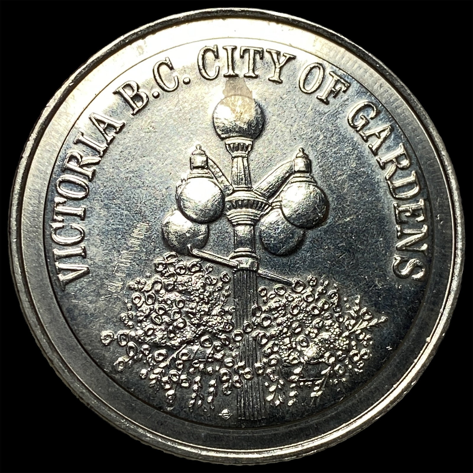 1987 Victoria BC City of Gardens Souvenir Token (1 of 2)
