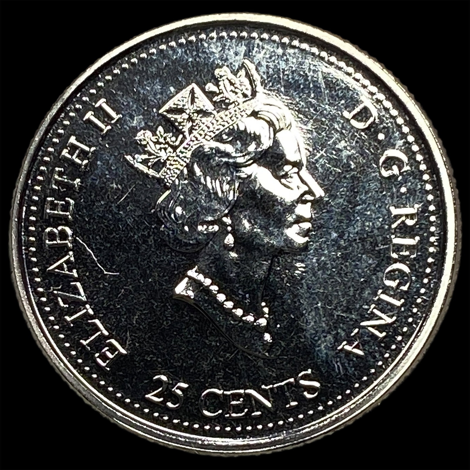 2000 Canada Nickel 25 Cents-Family Proof Like (1 of 2)