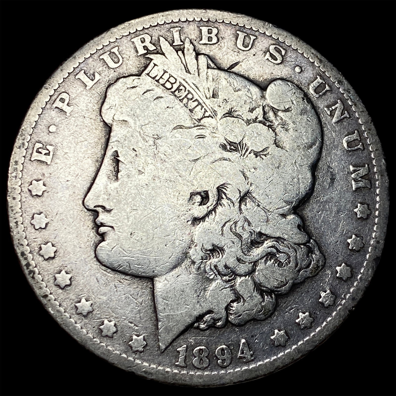 1894-O Silver Morgan Dollar NICELY CIRCULATED: 1894-O Silver Morgan Dollar NICELY CIRCULATED