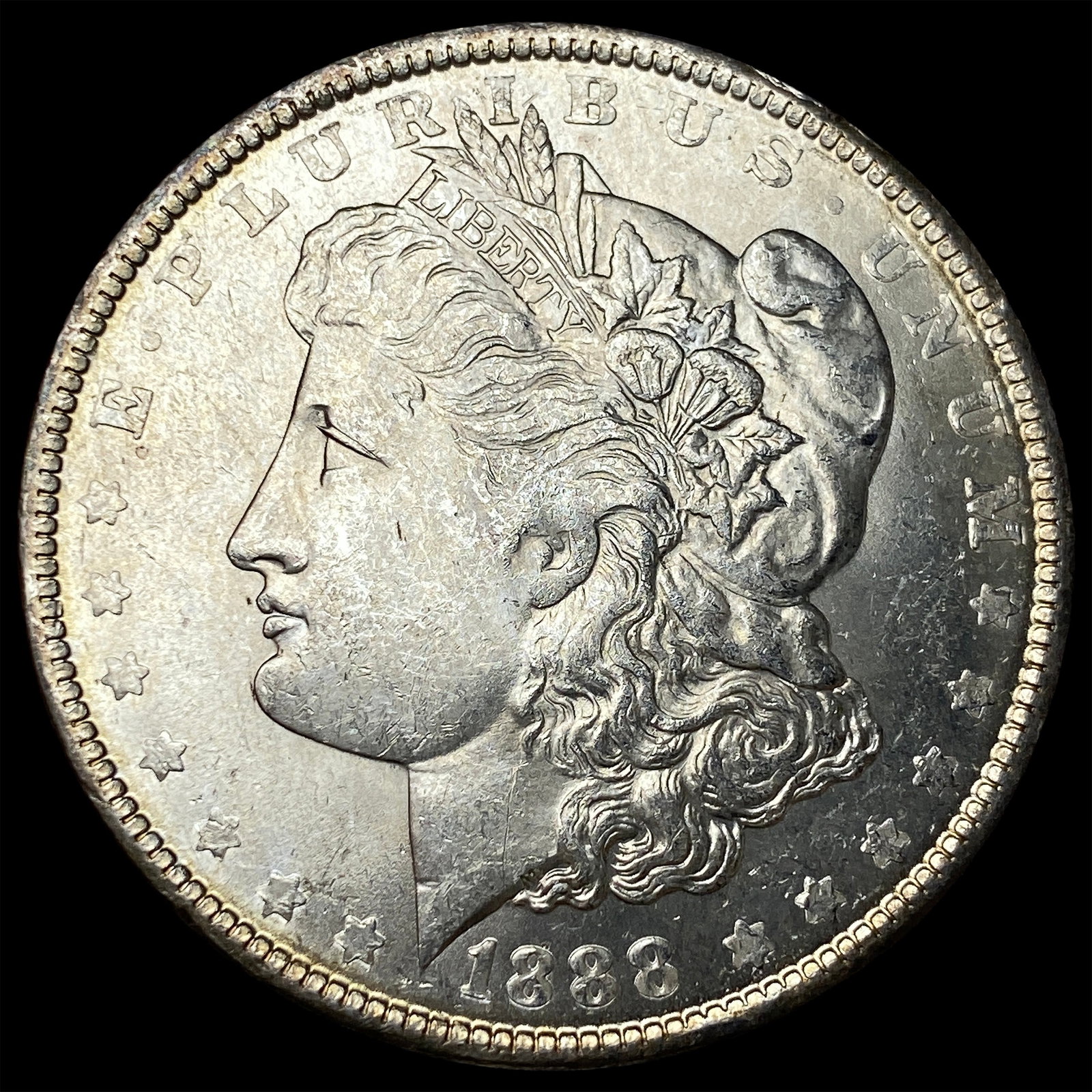 1888-O Silver Morgan Dollar CHOICE AU: 1888-O Silver Morgan Dollar CHOICE AU