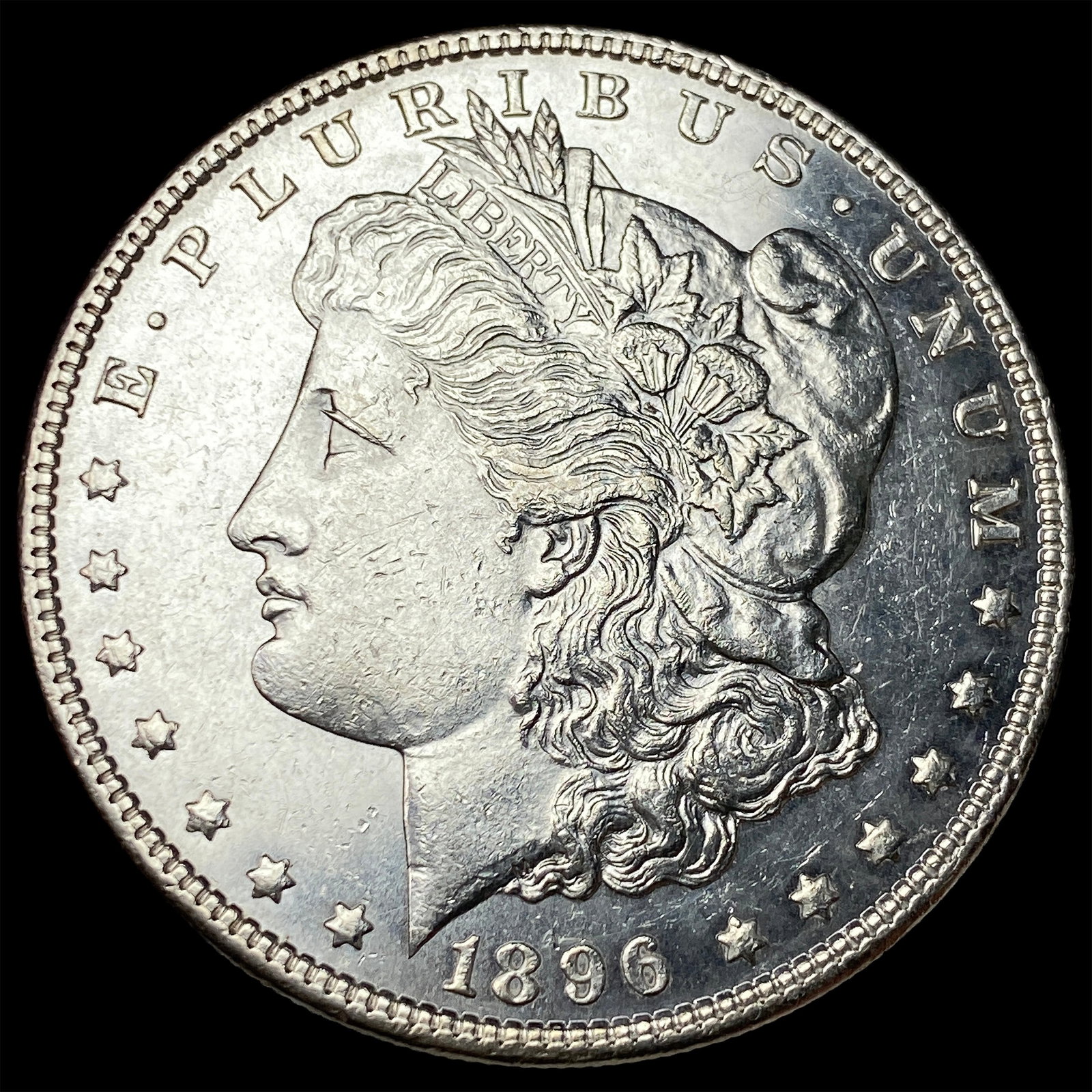 1896 Morgan Silver Dollar UNCIRCULATED: 1896 Morgan Silver Dollar UNCIRCULATED