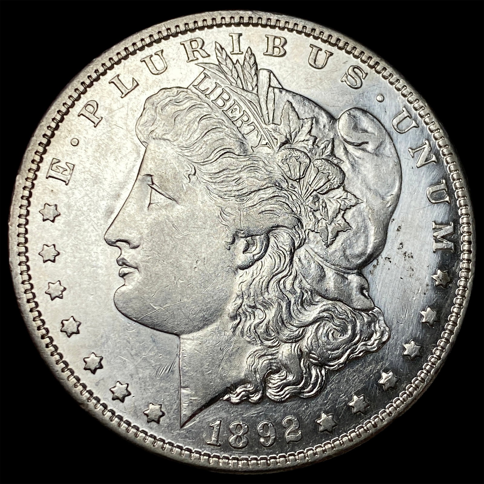 1892 Morgan Silver Dollar CHOICE AU (1 of 2)