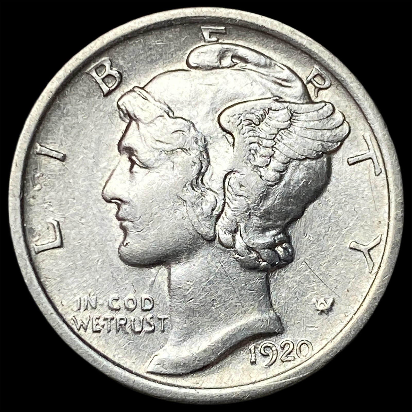 1920 Mercury Dime CHOICE AU (1 of 2)
