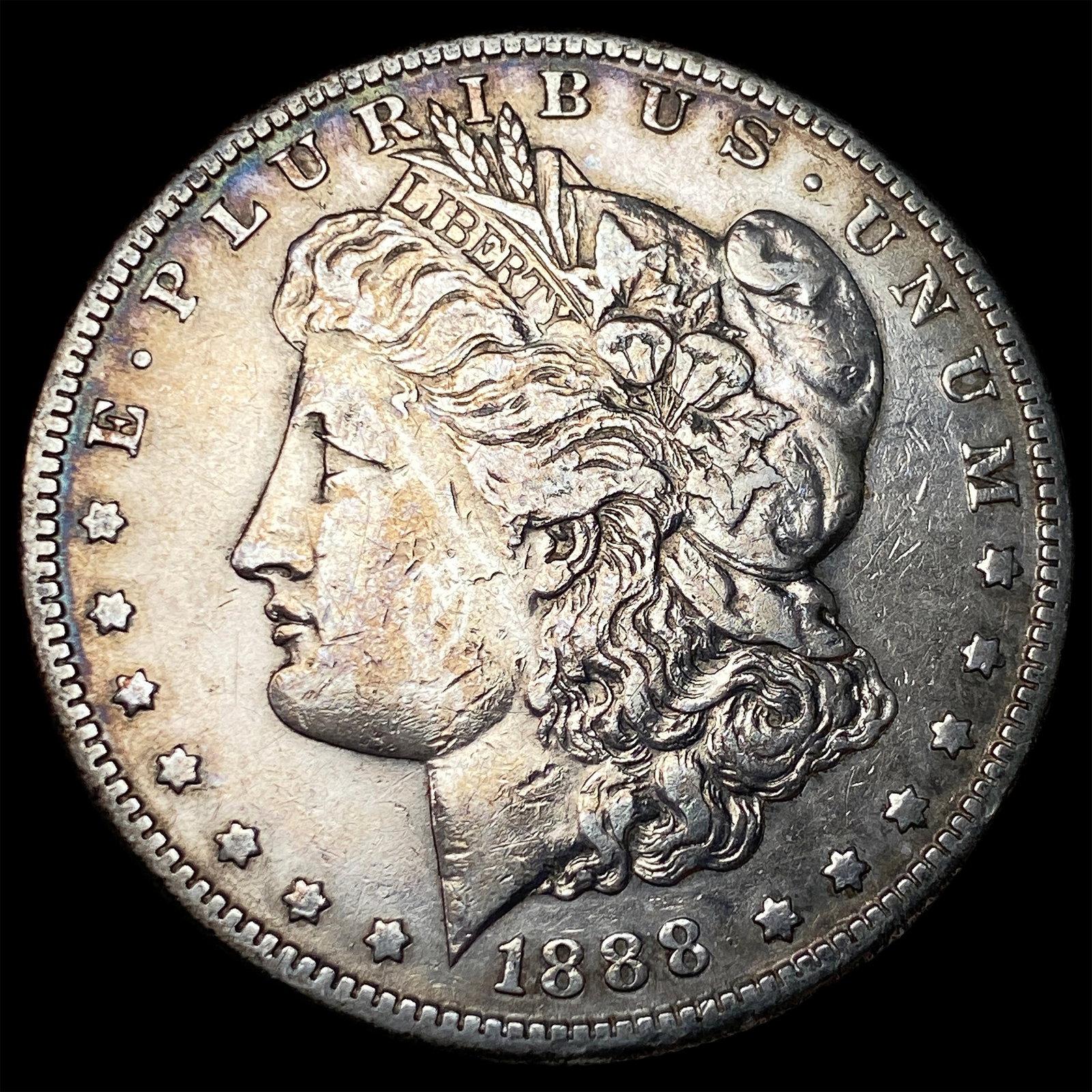 1888 Morgan Silver Dollar NEARLY UNCIRCULATED: 1888 Morgan Silver Dollar NEARLY UNCIRCULATED