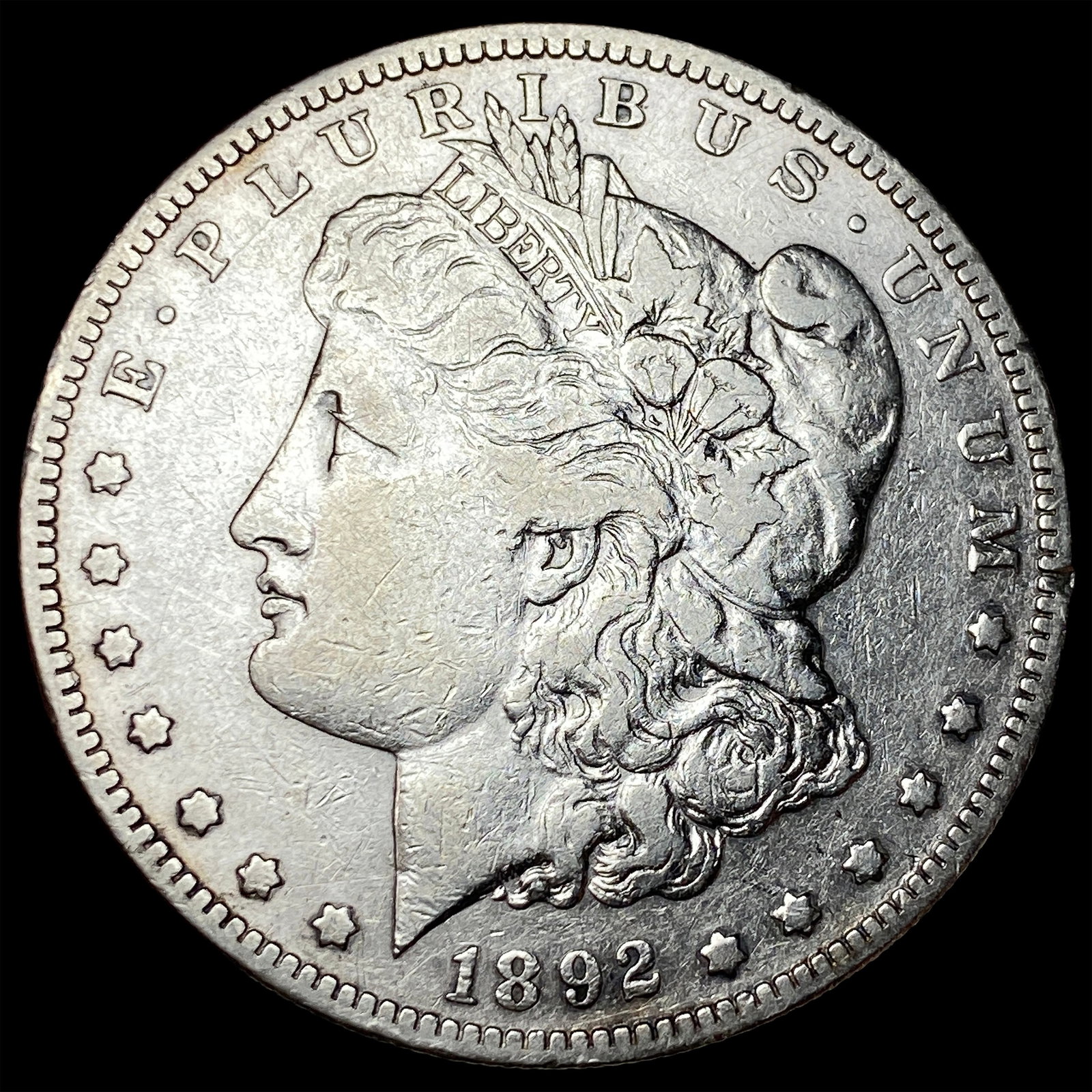 1892-S Silver Morgan Dollar LIGHTLY CIRCULATED: 1892-S Silver Morgan Dollar LIGHTLY CIRCULATED