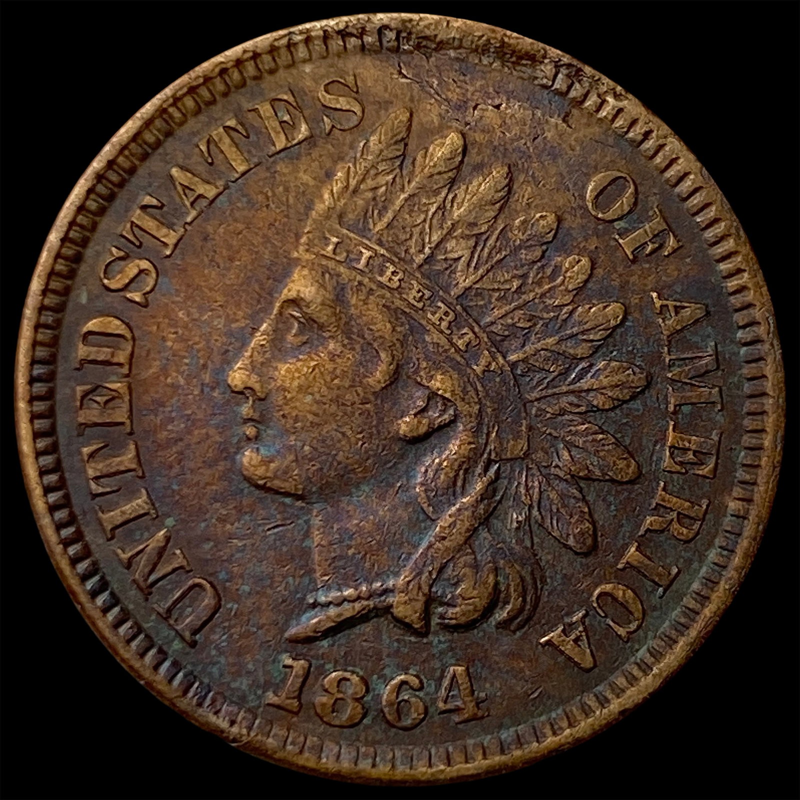 1864 Bronze Indian Head Cent UNCIRCULATED: 1864 Bronze Indian Head Cent UNCIRCULATED
