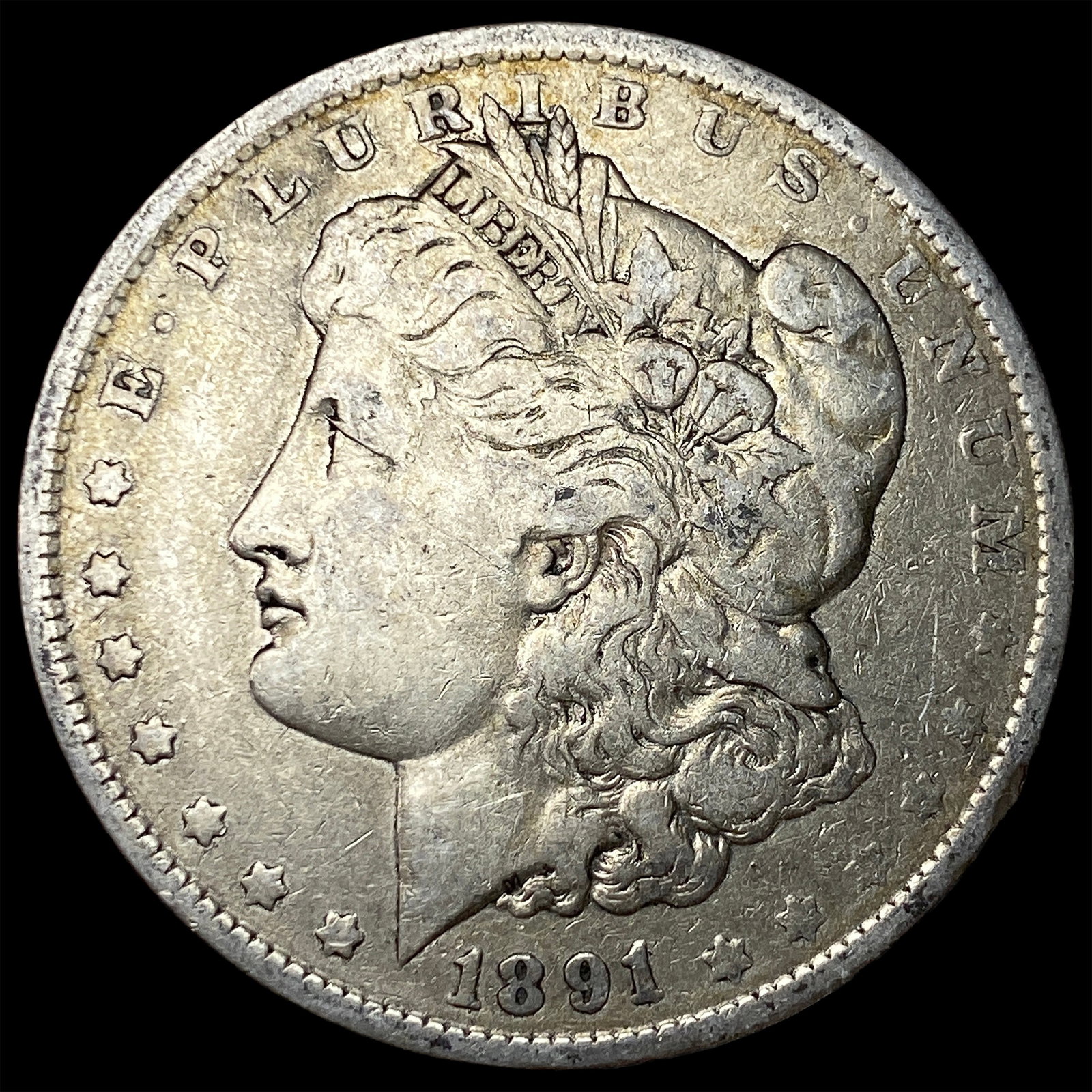 1891-O Silver Morgan Dollar LIGHTLY CIRCULATED (1 of 2)