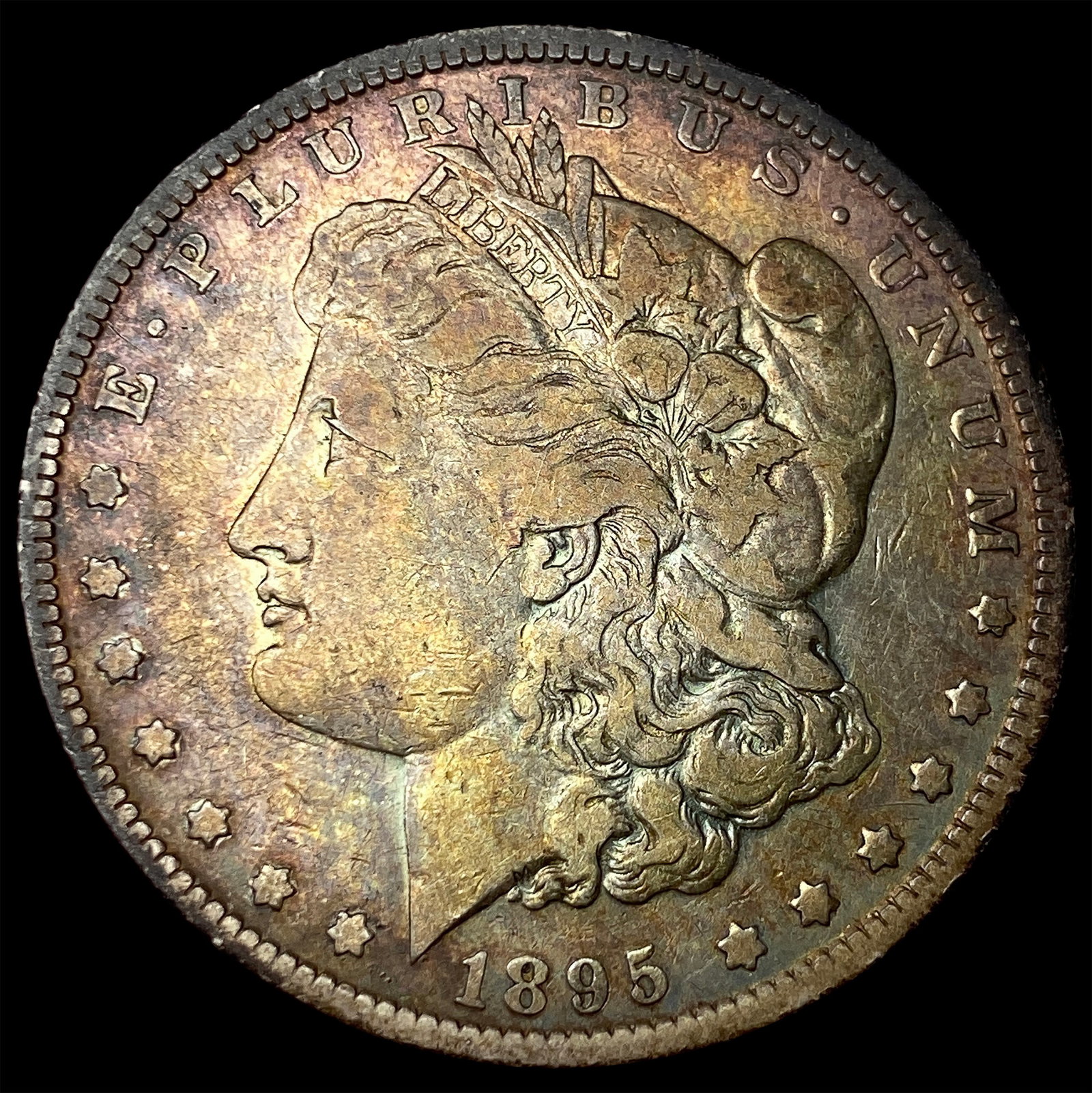 1895-O Silver Morgan Dollar LIGHTLY CIRCULATED (1 of 2)
