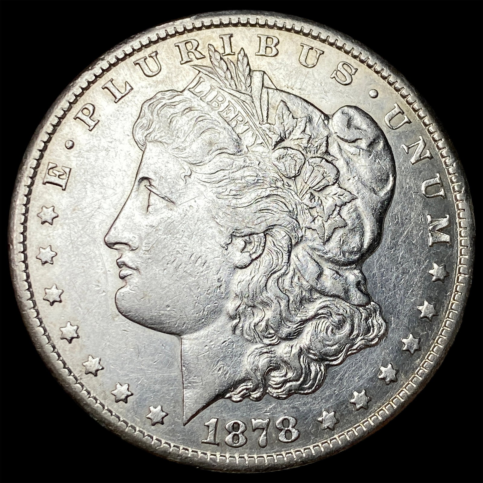 1878-CC Silver Morgan Dollar CLOSELY UNCIRCULATED: 1878-CC Silver Morgan Dollar CLOSELY UNCIRCULATED