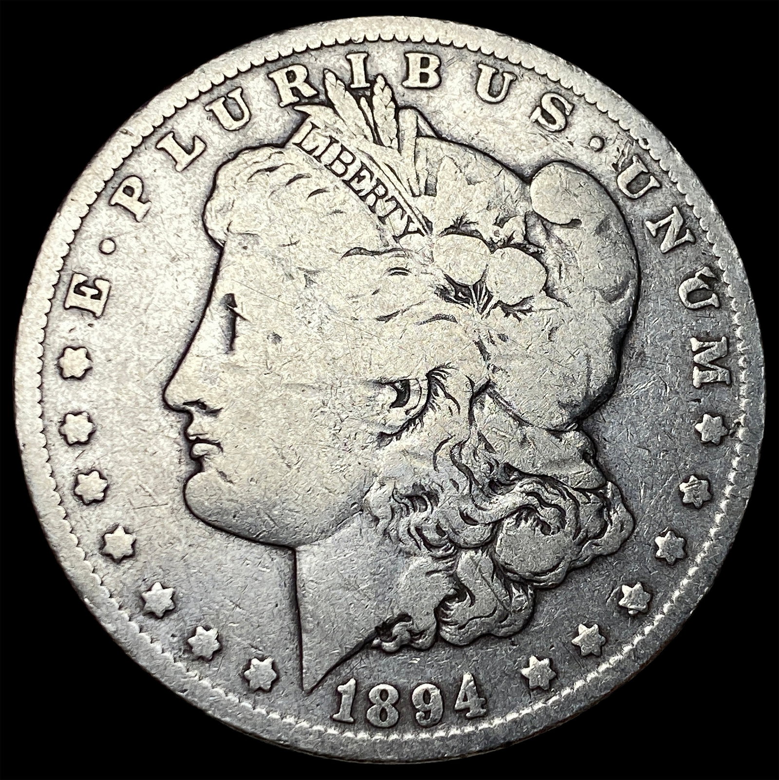 1894-O Silver Morgan Dollar NICELY CIRCULATED: 1894-O Silver Morgan Dollar NICELY CIRCULATED