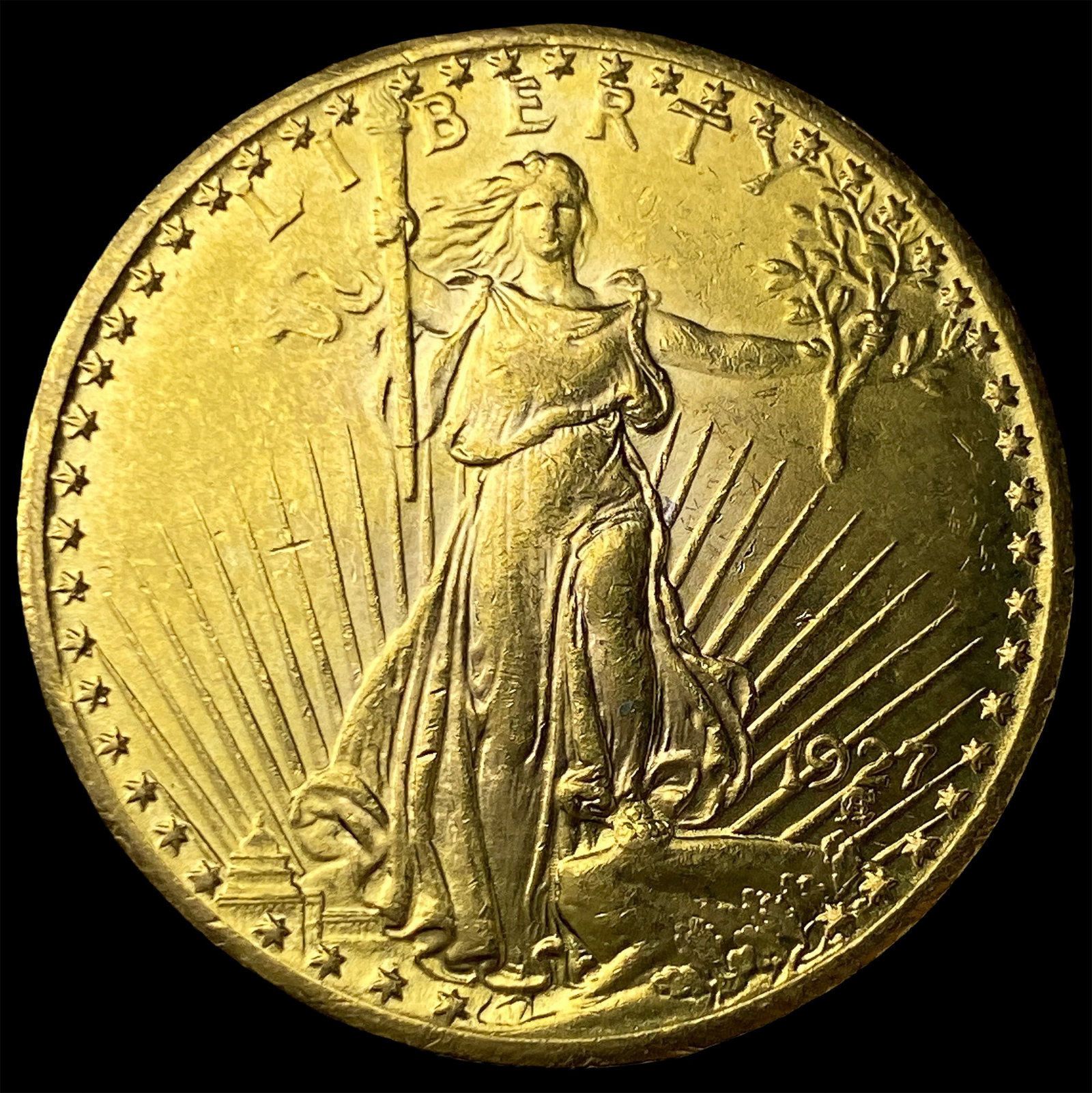1927 $20 Saint-Gaudens Double Eagle CHOICE BU: 1927 $20 Saint-Gaudens Double Eagle CHOICE BU