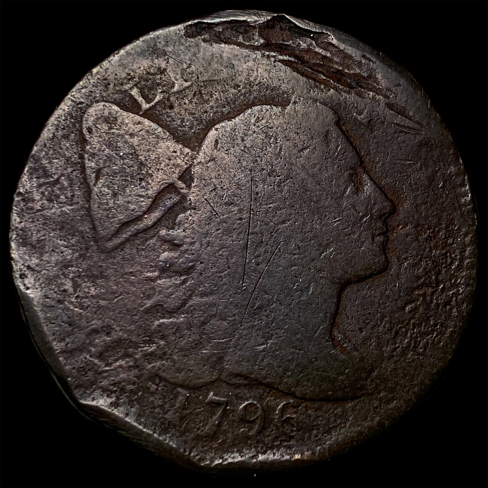 1796 Liberty Cap Large Cent NICELY CIRCULATED (1 of 2)