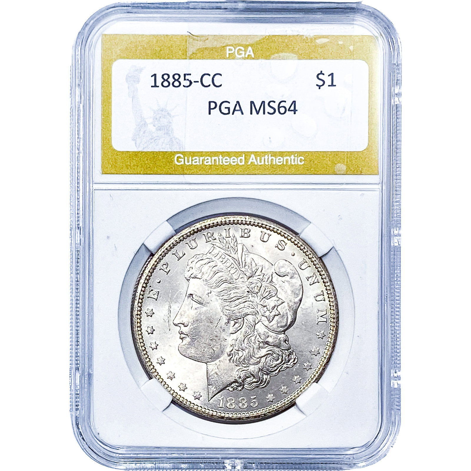 1885-CC Morgan Silver Dollar PGA MS64 (1 of 2)