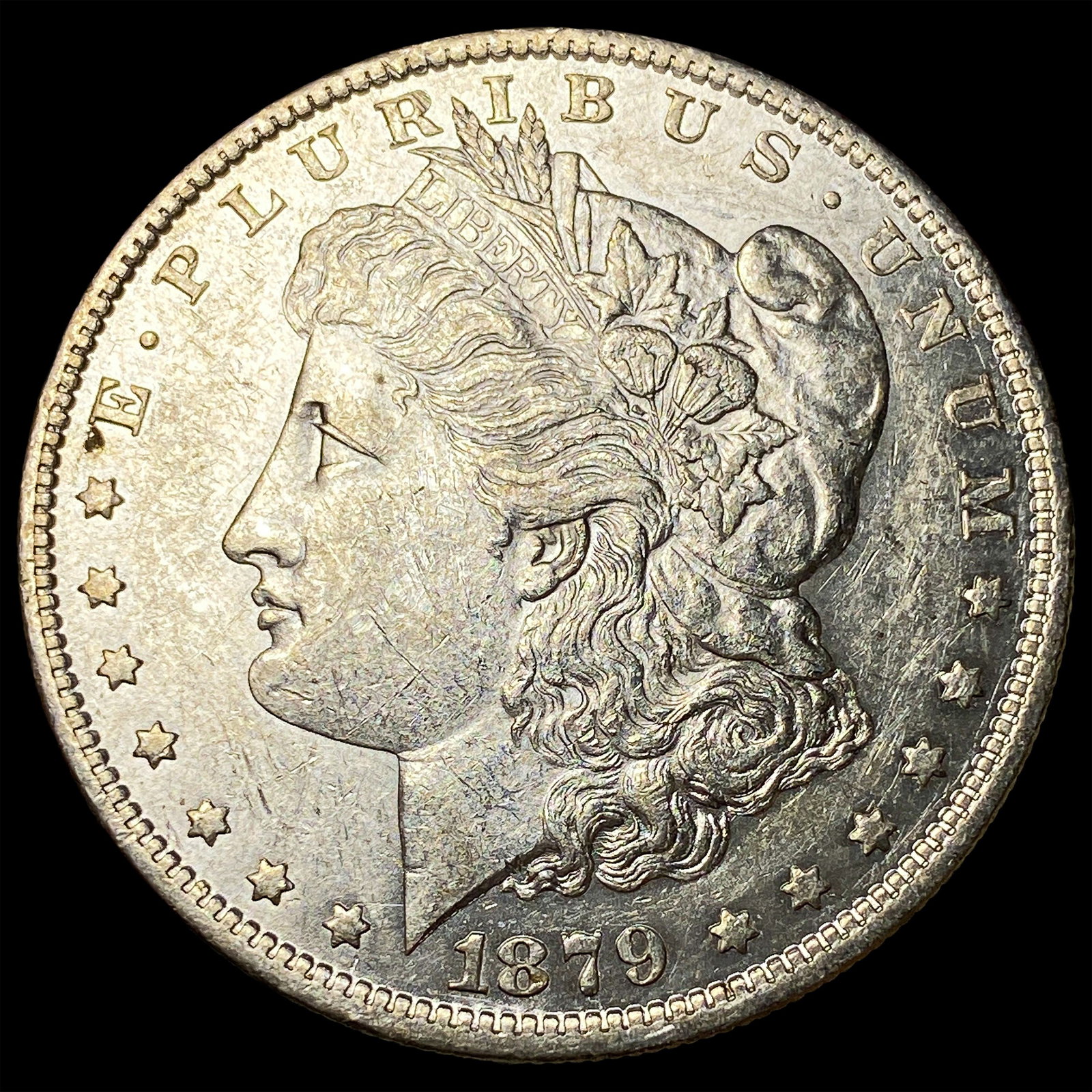 1879-O Silver Morgan Dollar CHOICE AU: 1879-O Silver Morgan Dollar CHOICE AU