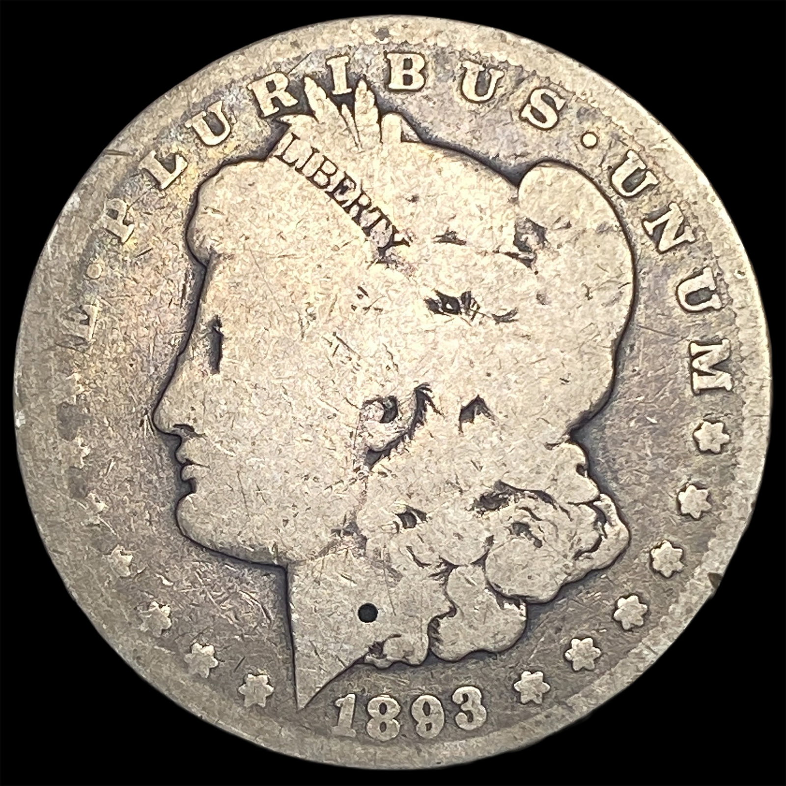 1893-CC Silver Morgan Dollar NICELY CIRCULATED: 1893-CC Silver Morgan Dollar NICELY CIRCULATED