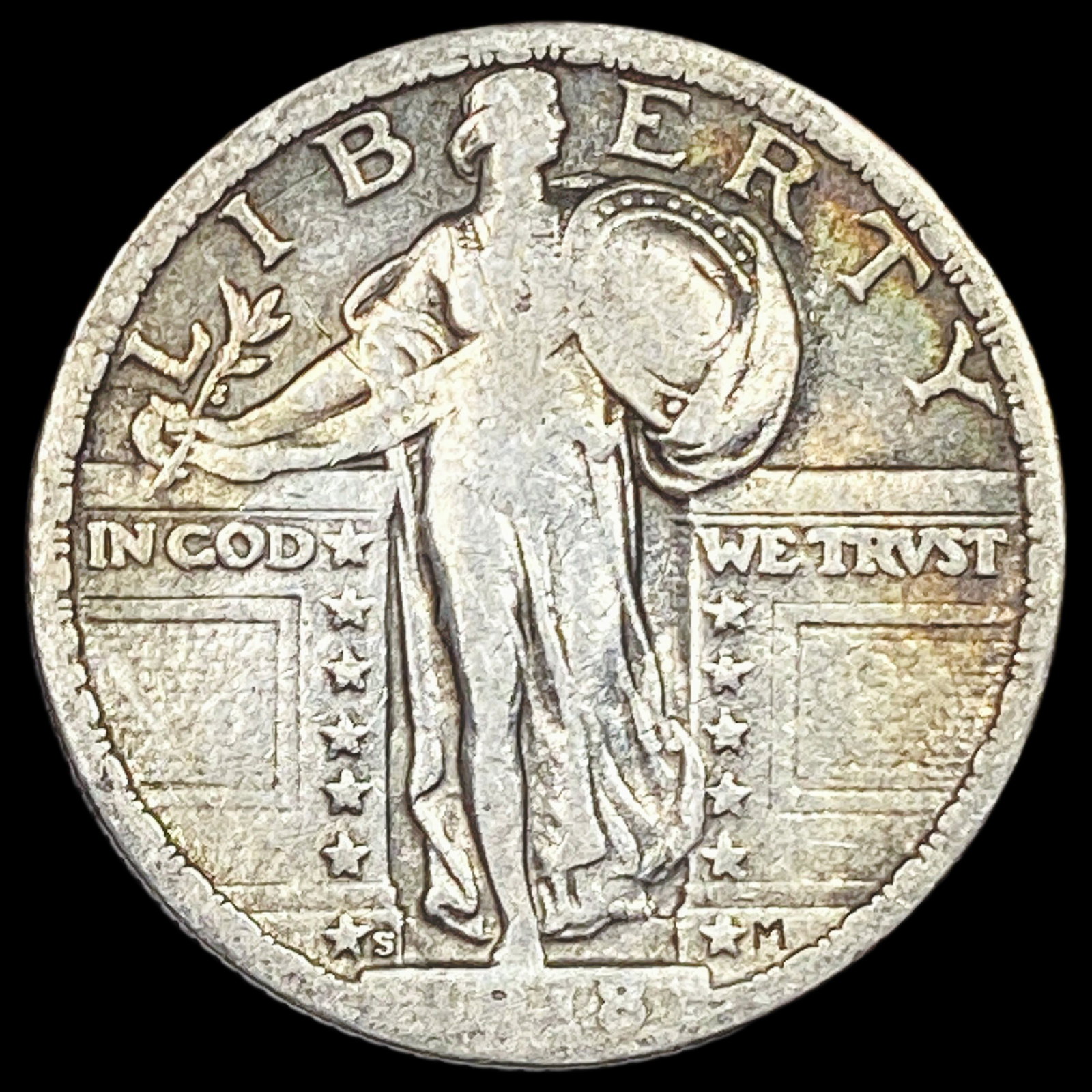 1928-S Silver Standing Liberty Quarter LIGHTLY CIRCULATED: 1928-S Silver Standing Liberty Quarter LIGHTLY CIRCULATED
