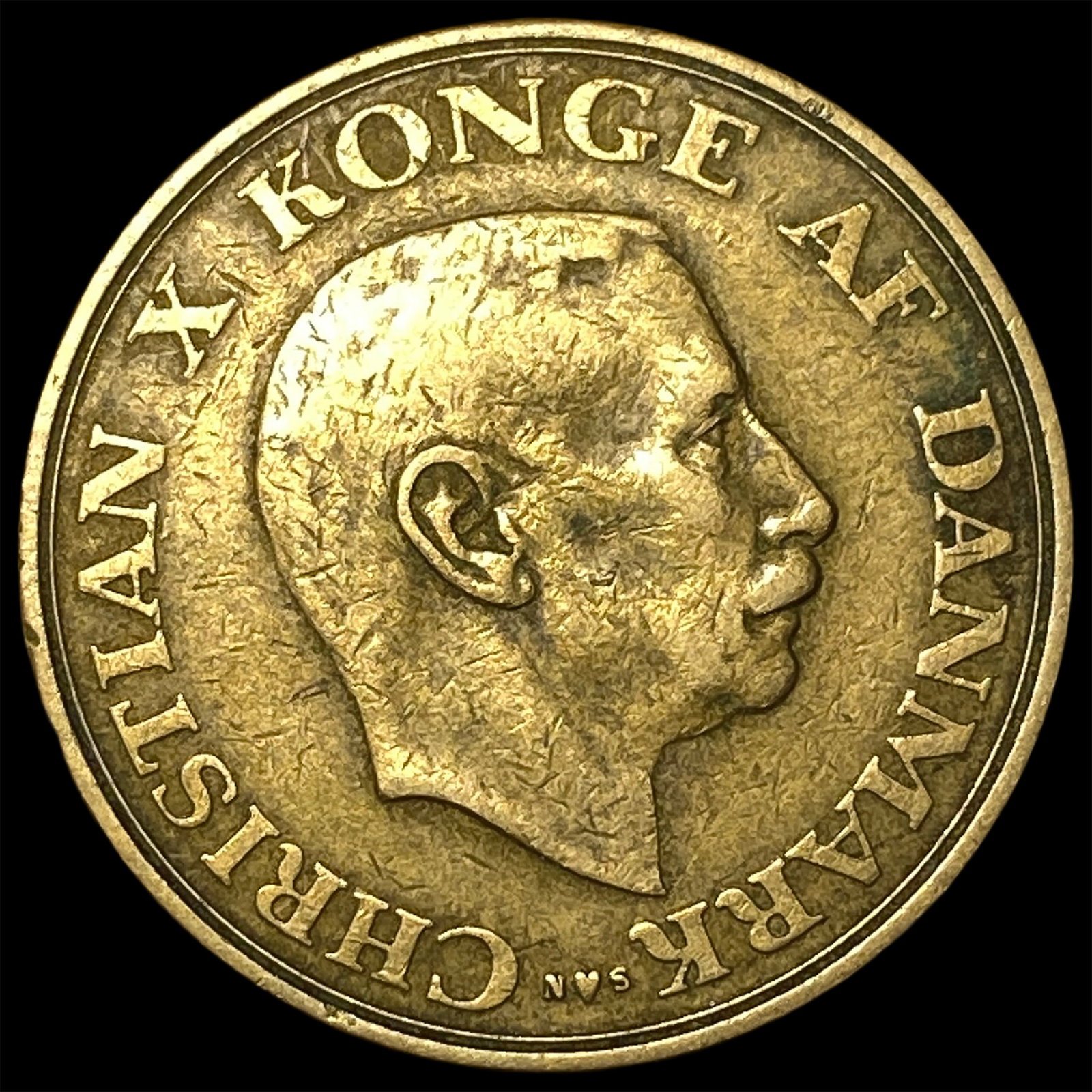 1942 Denamrk Aluminium Broze 1 Krone (1 of 2)