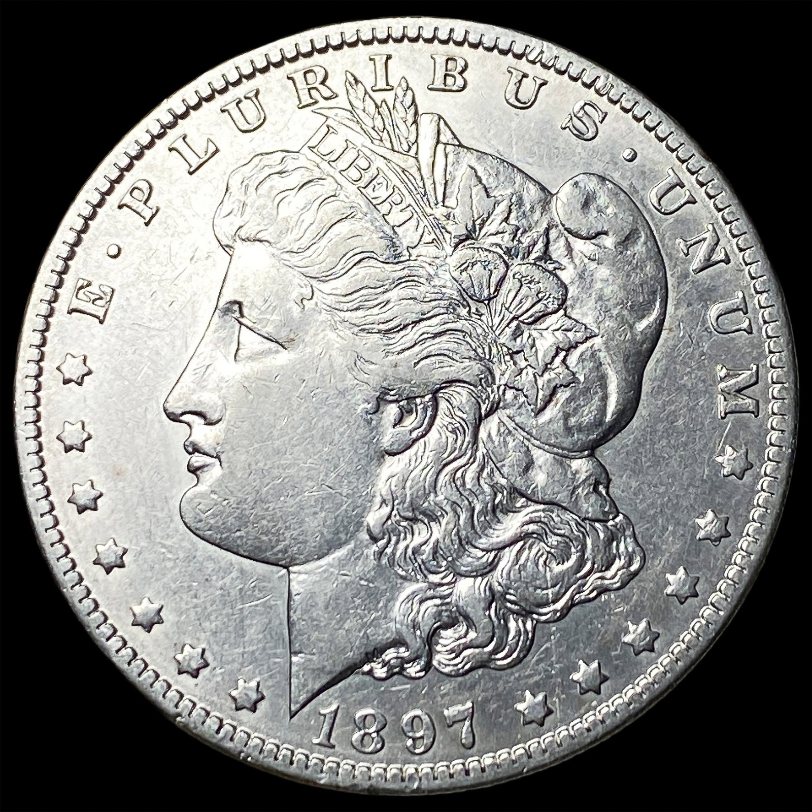 1897-O Morgan Silver Dollar CLOSELY UNCIRCULATED: 1897-O Morgan Silver Dollar CLOSELY UNCIRCULATED