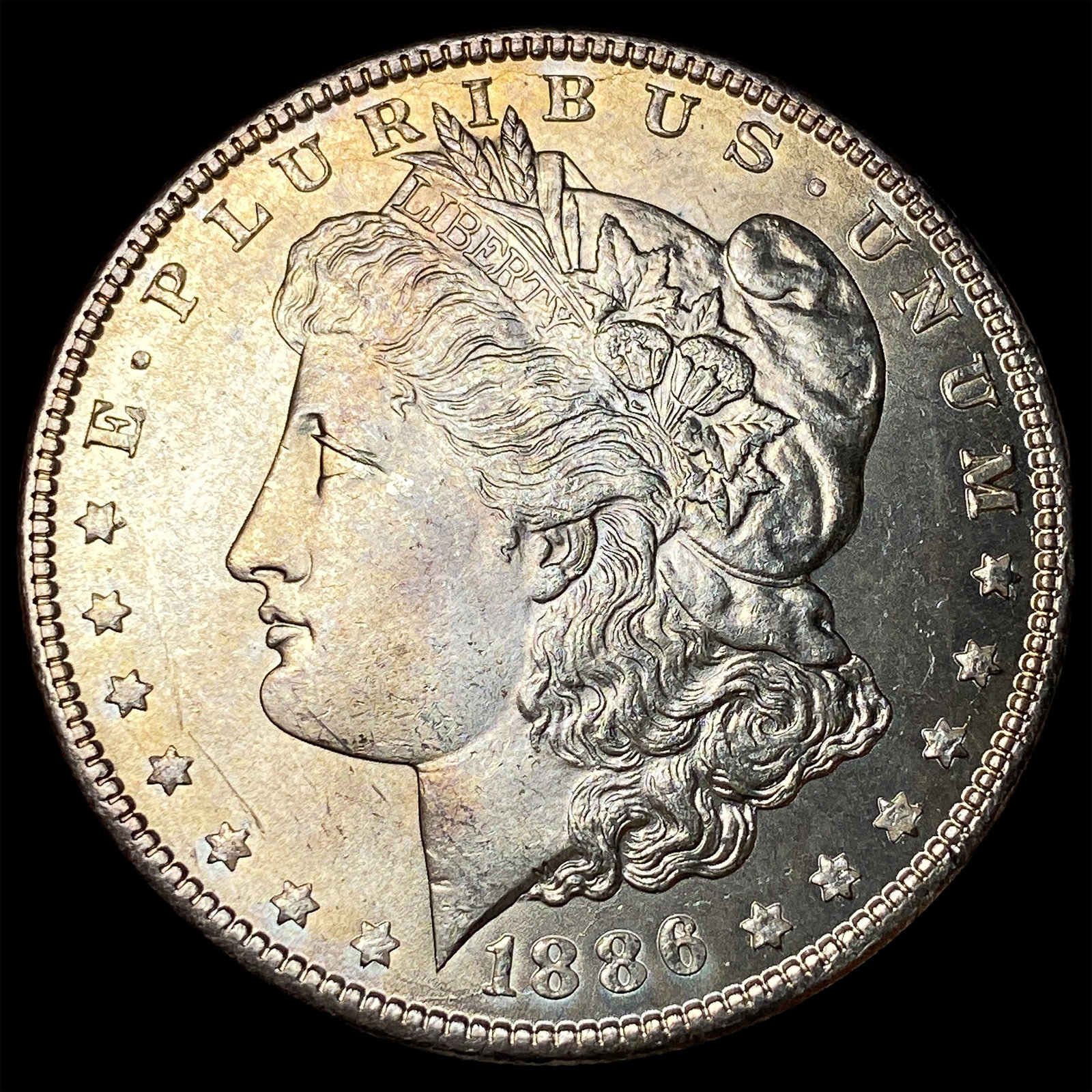 1886 Morgan Silver Dollar UNCIRCULATED: 1886 Morgan Silver Dollar UNCIRCULATED