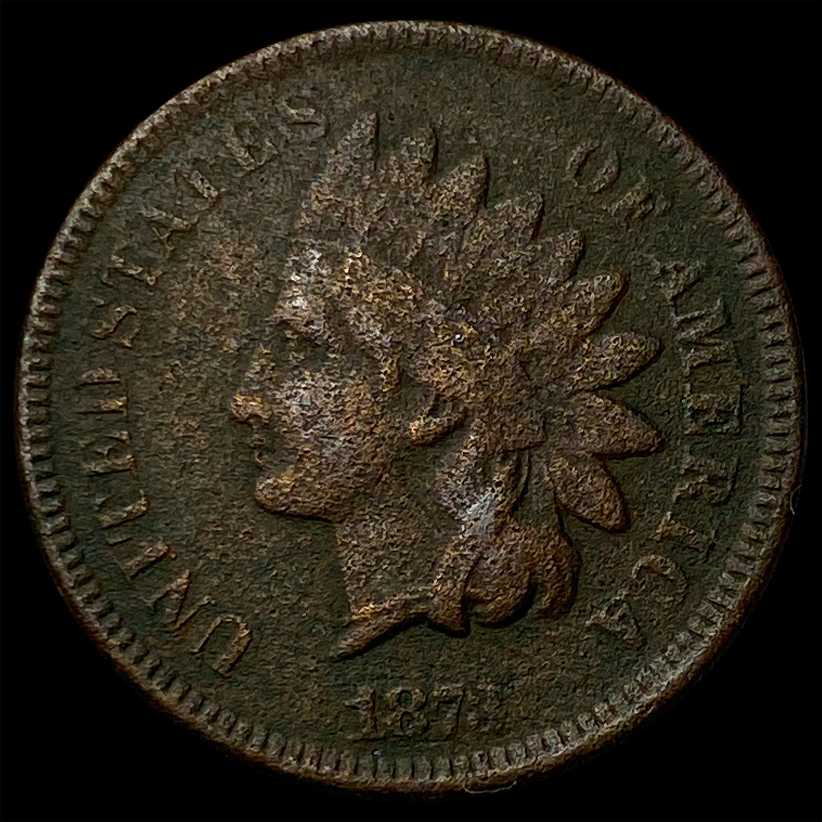 1873 Indian Head Cent HIGH GRADE: 1873 Indian Head Cent HIGH GRADE