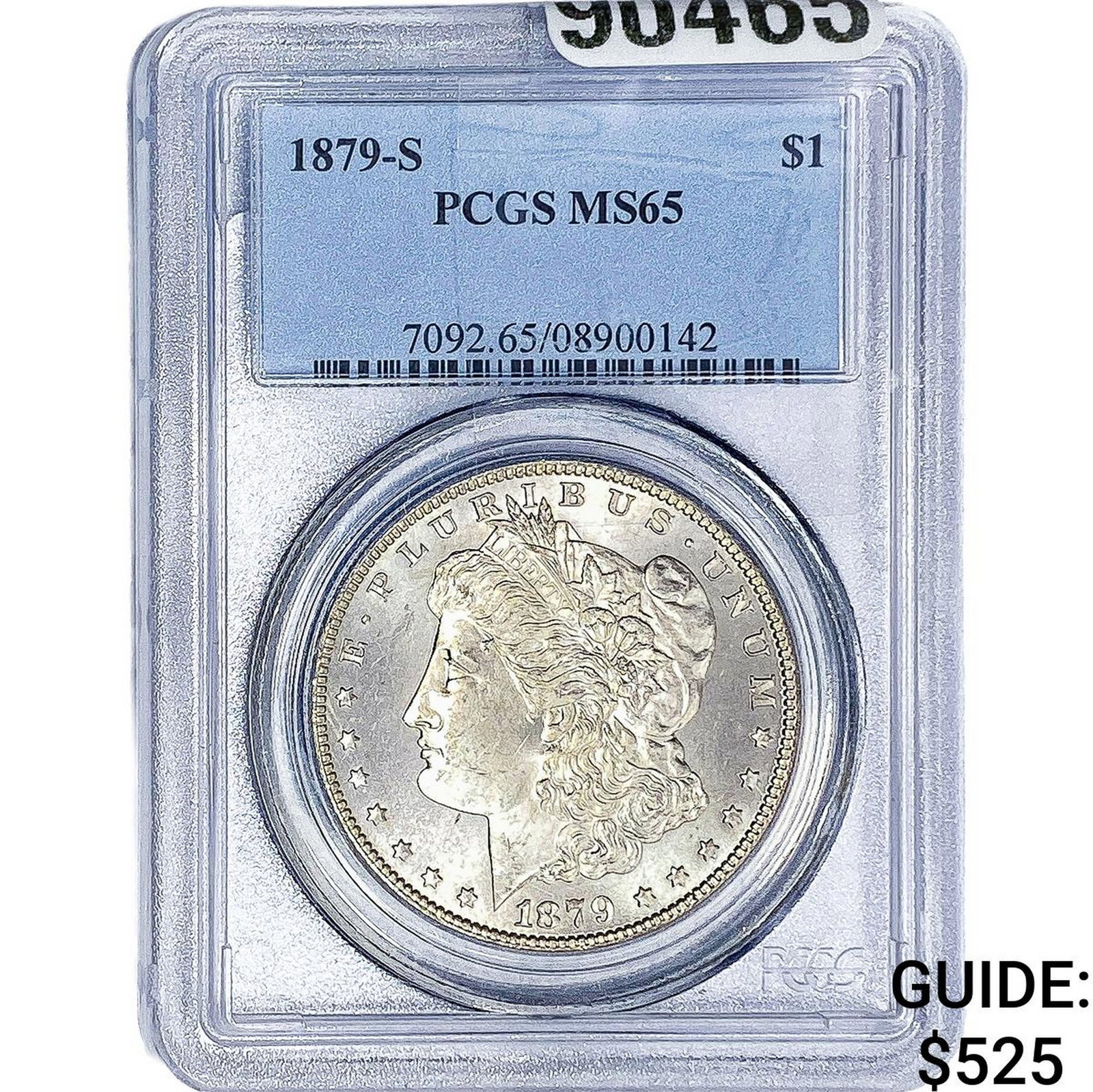 1879-S Morgan Silver Dollar PCGS MS65: 1879-S Morgan Silver Dollar PCGS MS65
