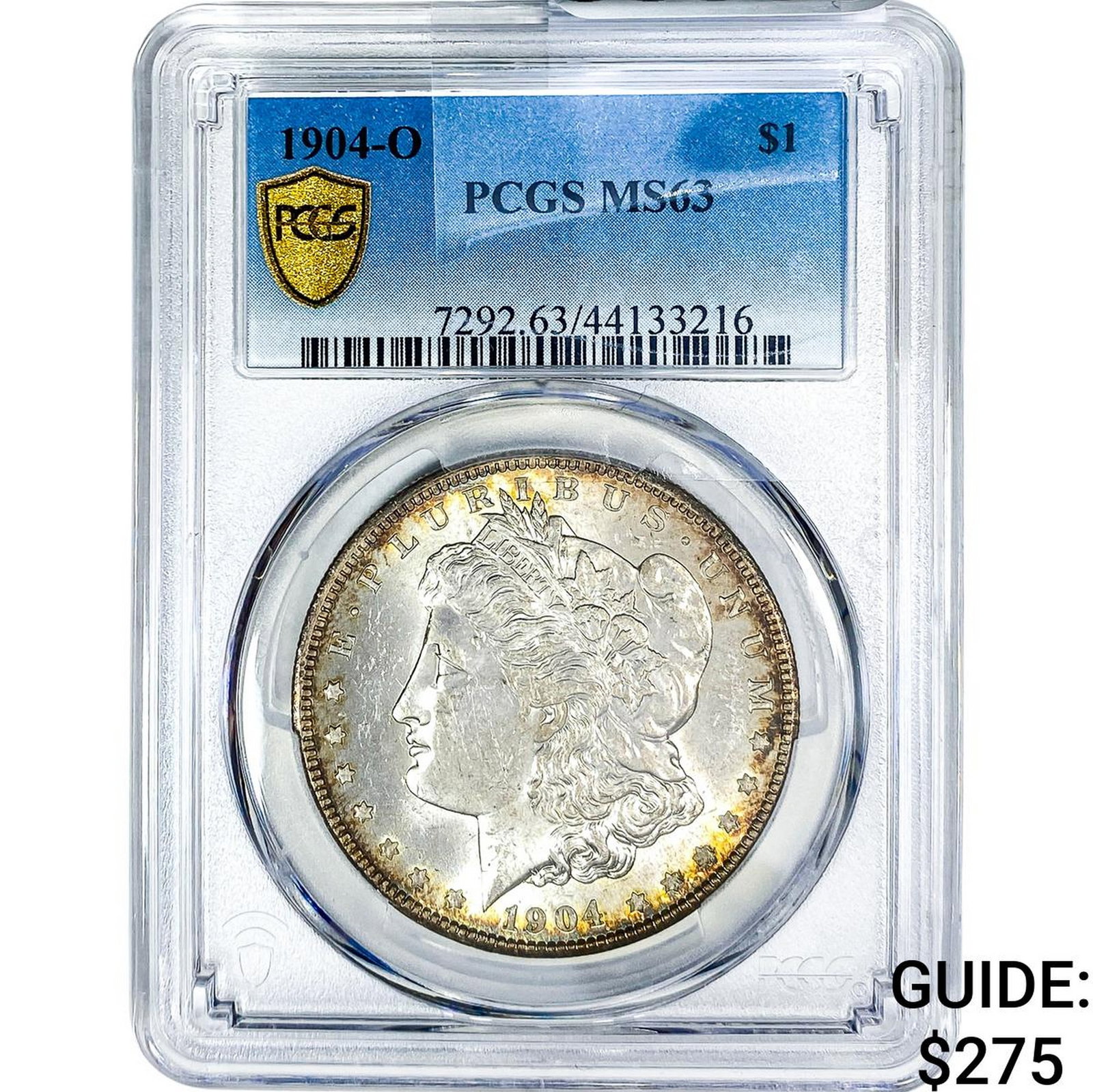 1904-O Morgan Silver Dollar PCGS MS63: 1904-O Morgan Silver Dollar PCGS MS63