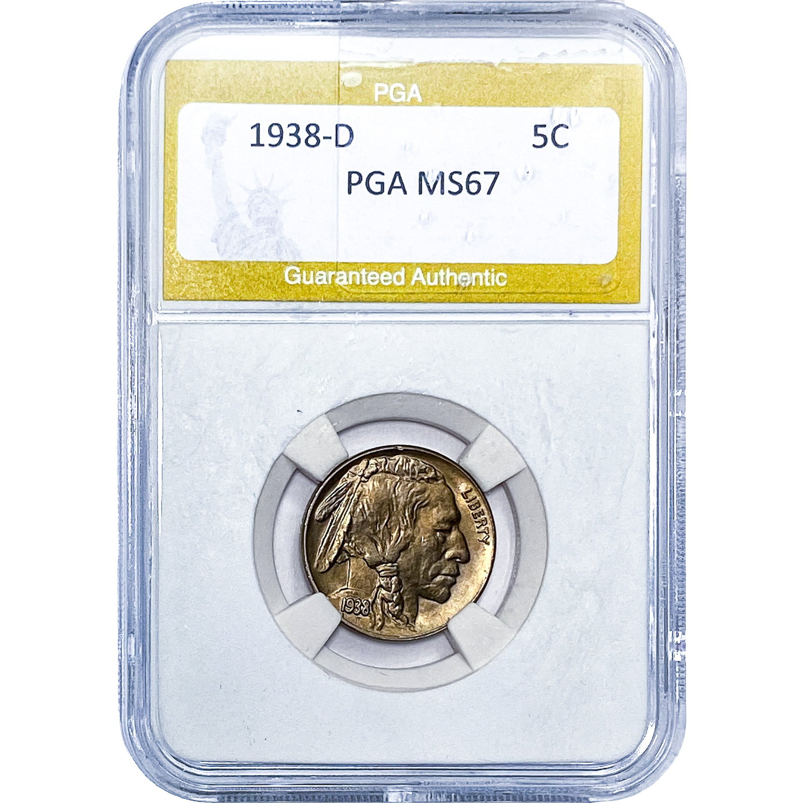 1938-D Buffalo Nickel PGA MS67 (1 of 2)