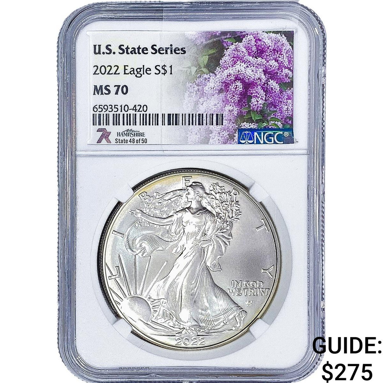 2022 Silver Eagle NGC MS70: 2022 Silver Eagle NGC MS70