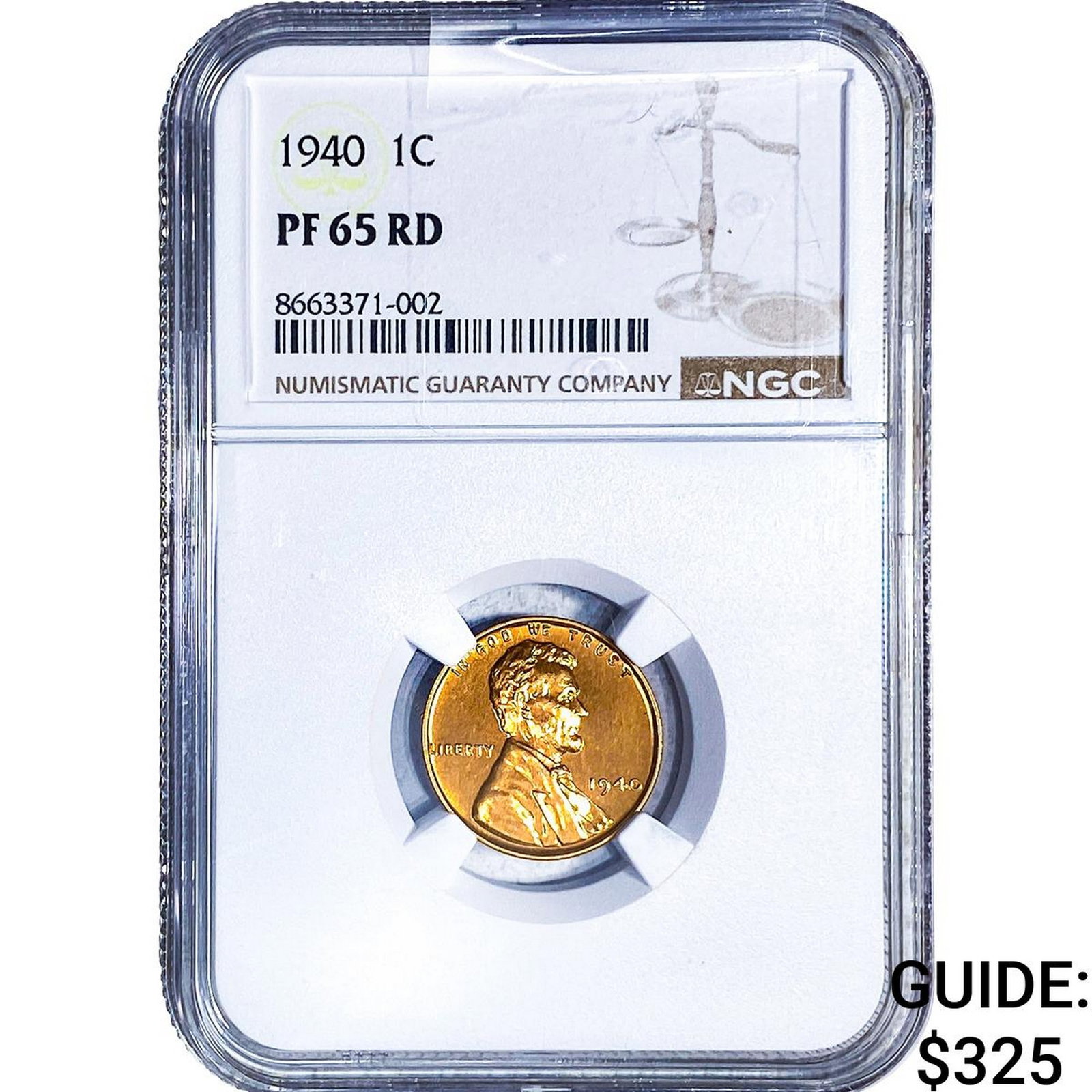 1940 Wheat Cent NGC PF65 RD (1 of 2)