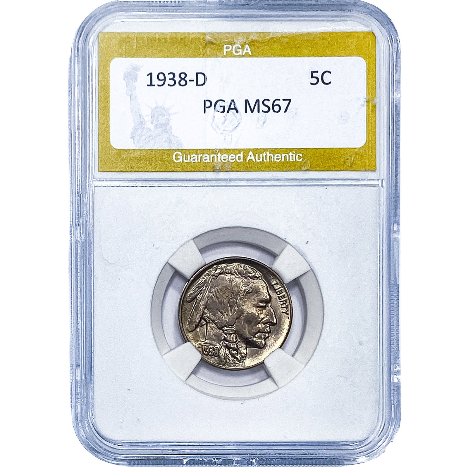 1938-D Buffalo Nickel PGA MS67 (1 of 2)