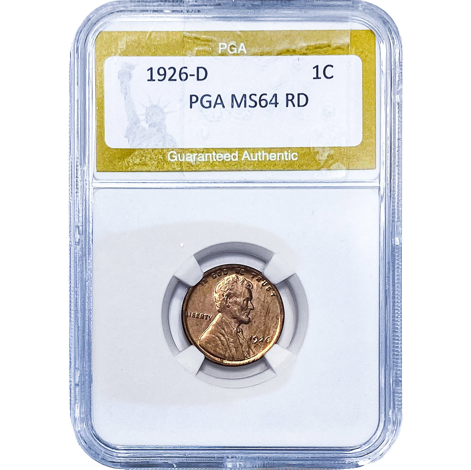 1926-D Wheat Cent PGA MS64 RD (1 of 2)