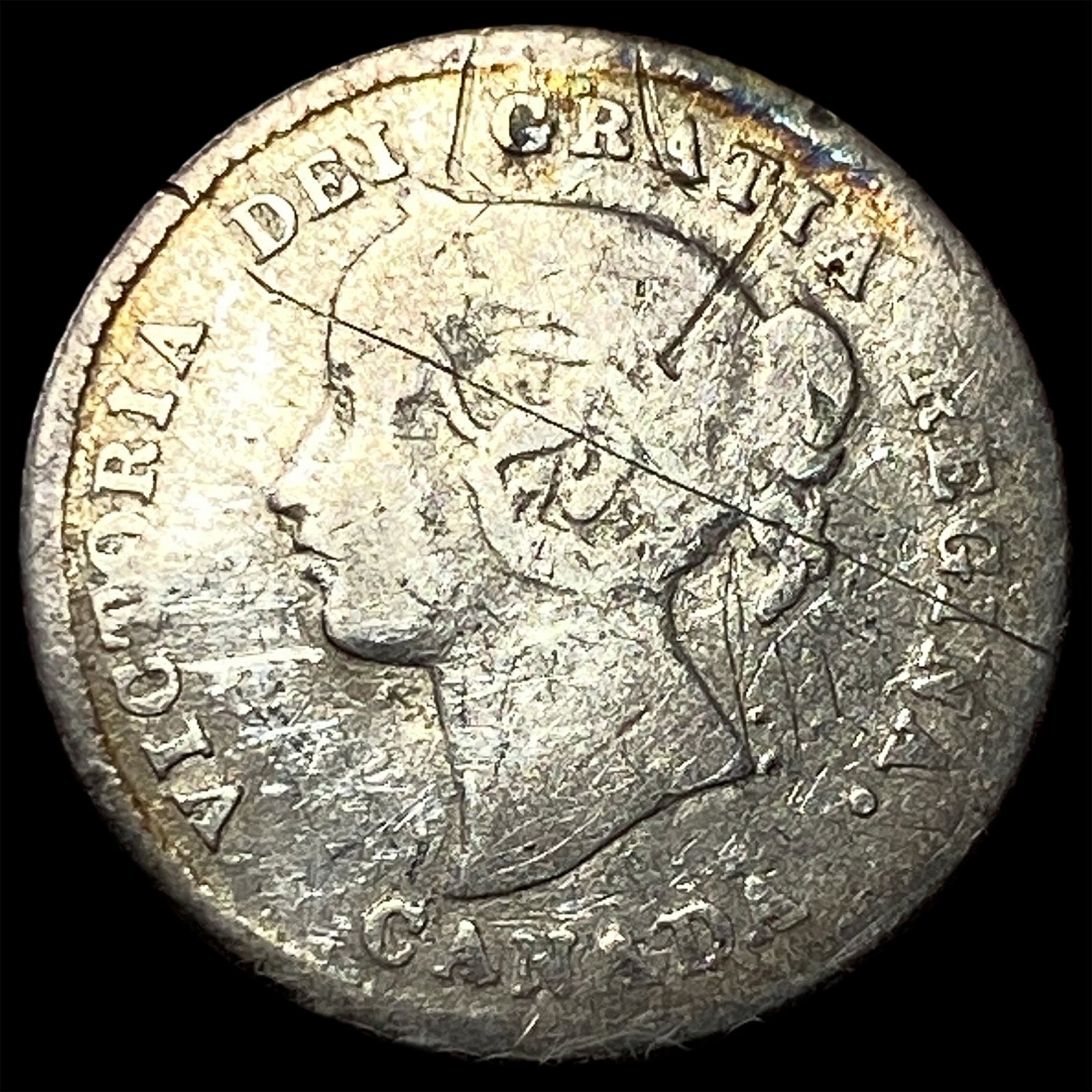 1874H Canada Silver 5 Cents Small Date Normal 4 (1 of 2)