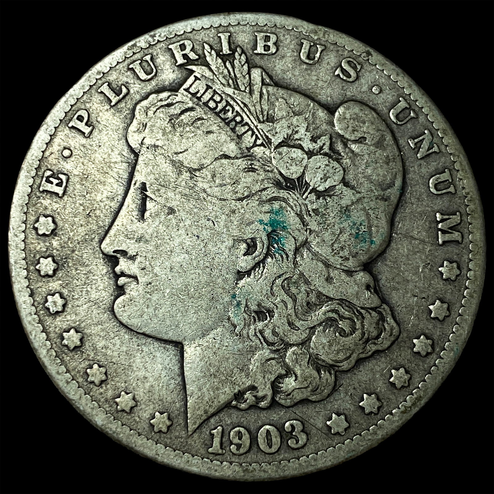 1903-S Silver Morgan Dollar LIGHTLY CIRCULATED: 1903-S Silver Morgan Dollar LIGHTLY CIRCULATED