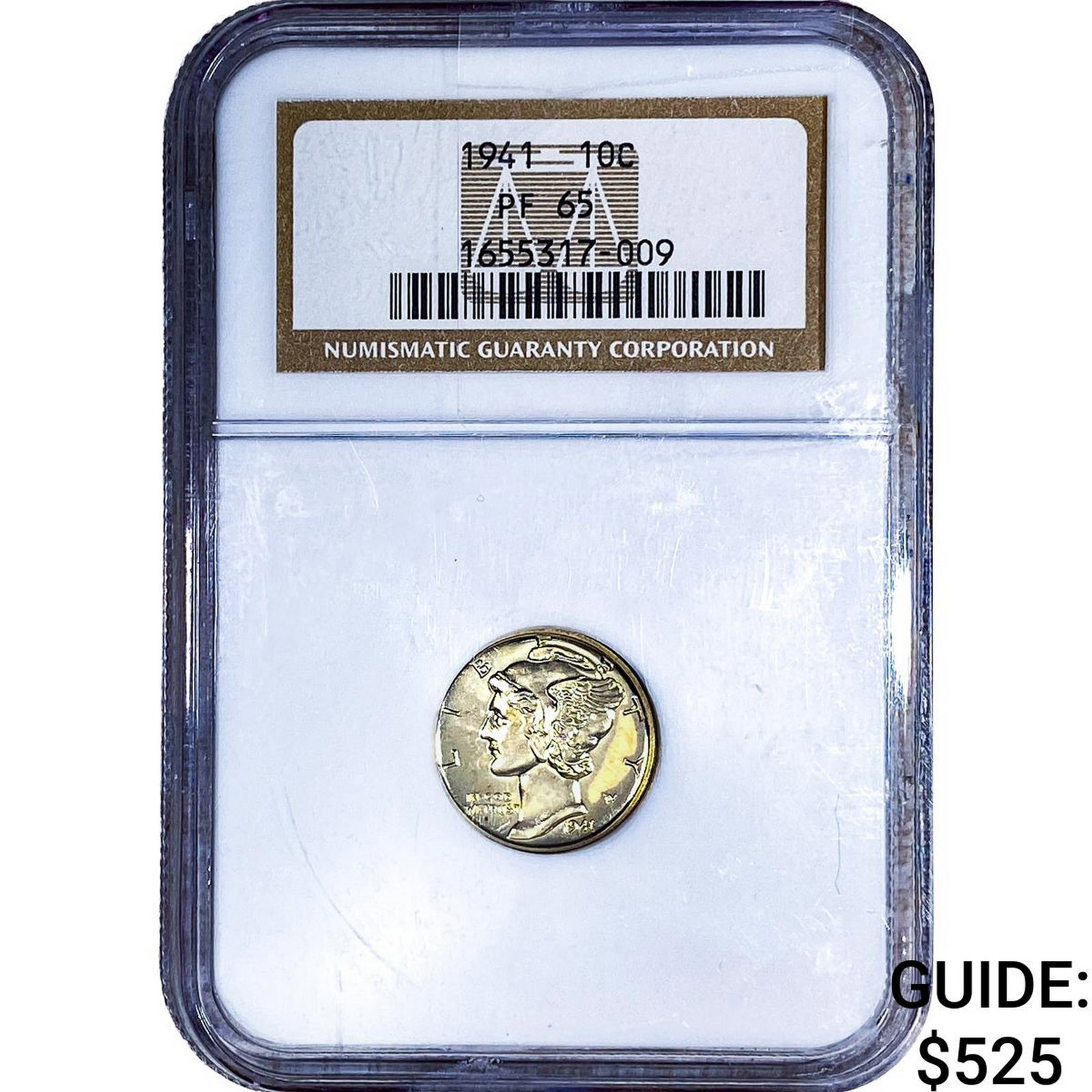 1941 Mercury Silver Dime NGC PF65: 1941 Mercury Silver Dime NGC PF65