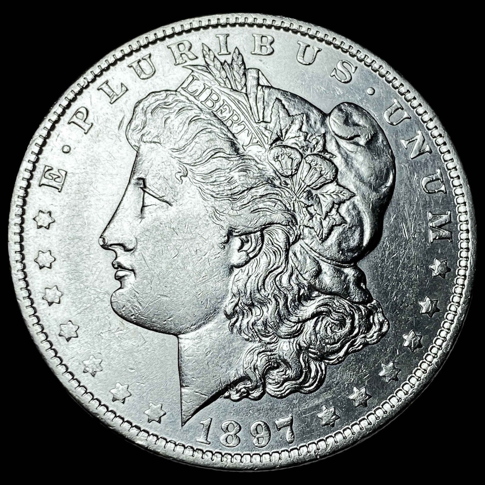1897-O Silver Morgan Dollar CHOICE AU: 1897-O Silver Morgan Dollar CHOICE AU